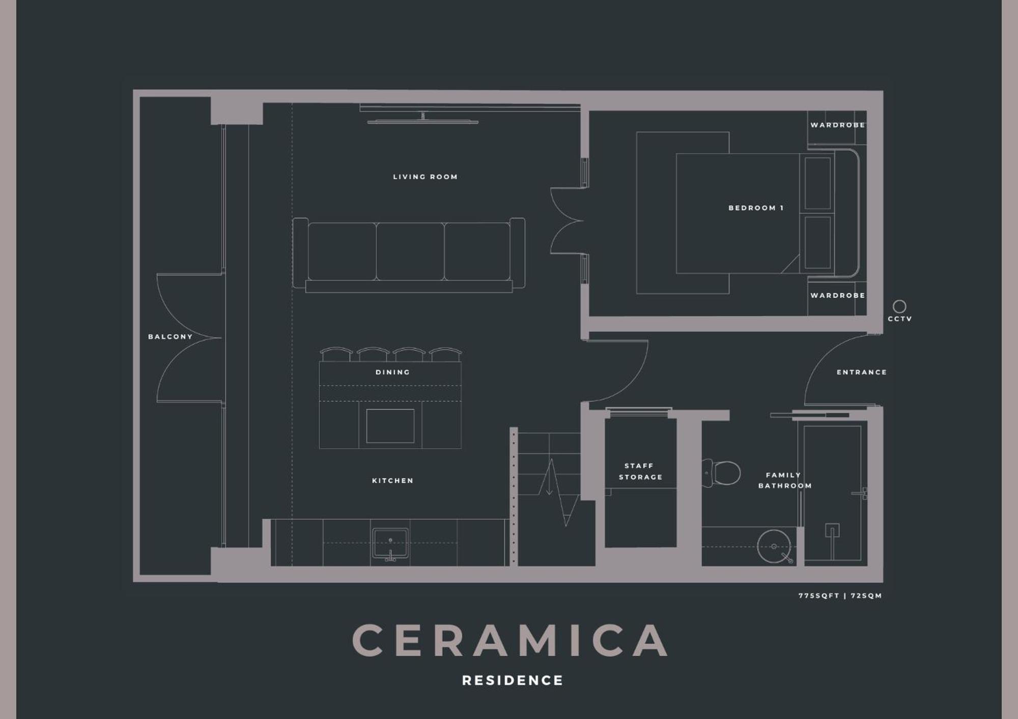 Ceramica By The Heim Residences Appartement *