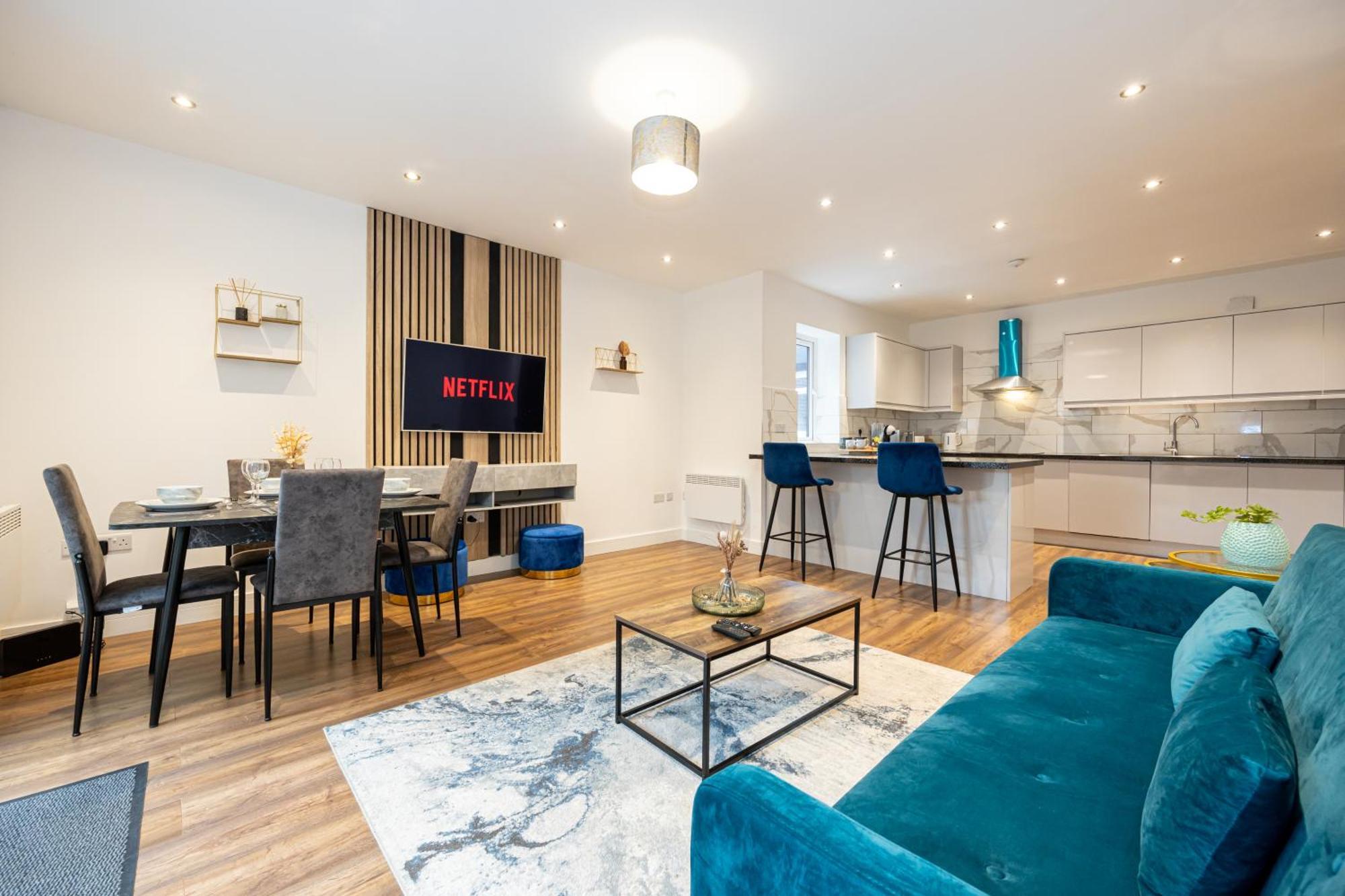 Vibrant 2Br Apartment In Chorlton, Free Parking Manchester