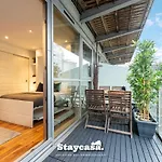 Sunset Haven Studio With Balcony And Free Parking