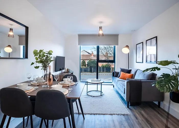 Luxe Interchange Apartment Near Old Trafford - Media City - The Quays