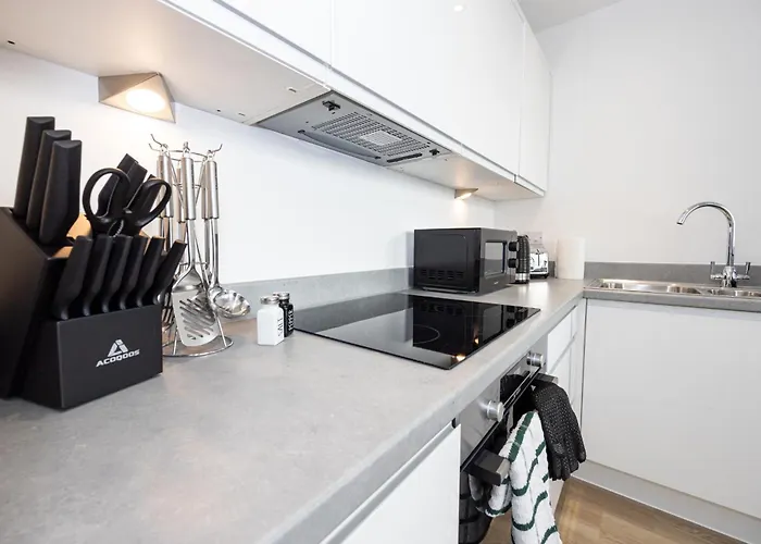 Modern 1 Apartment In Old Trafford Near The Stadium