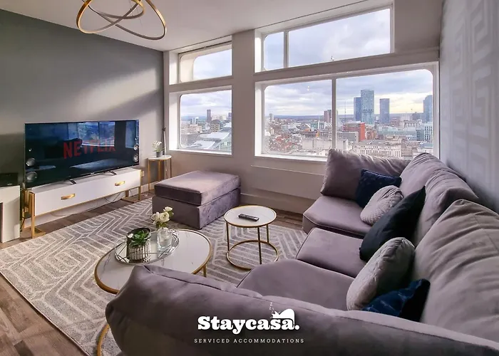 Luxury Penthouse Manchester Skyline 23Rd Floor