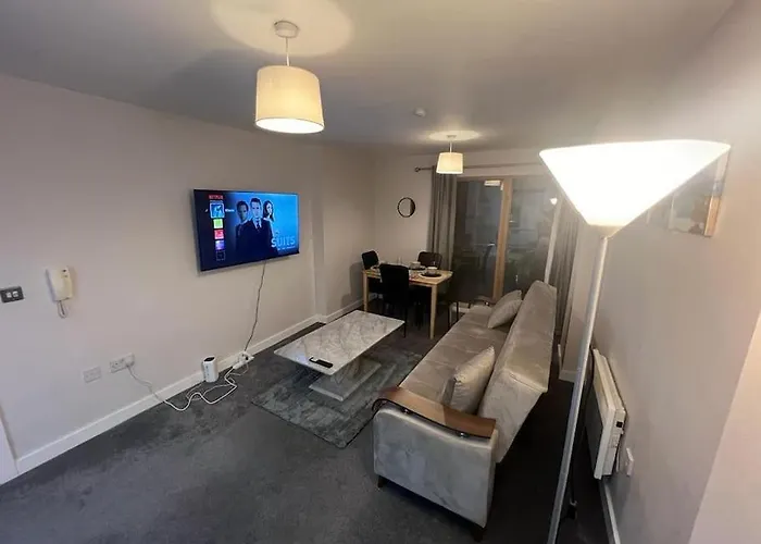 Ao Arena Flat Manchester, With Parking