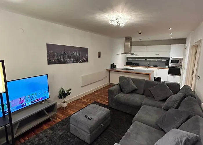 Luxury 2 Bedroom Apartment Manchester City Centre With Free Parking