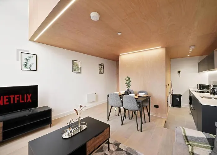Modern Apartment With Roof Terrace