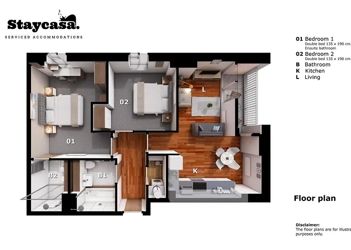 Spectacular Apartment Balcony View In City Centre