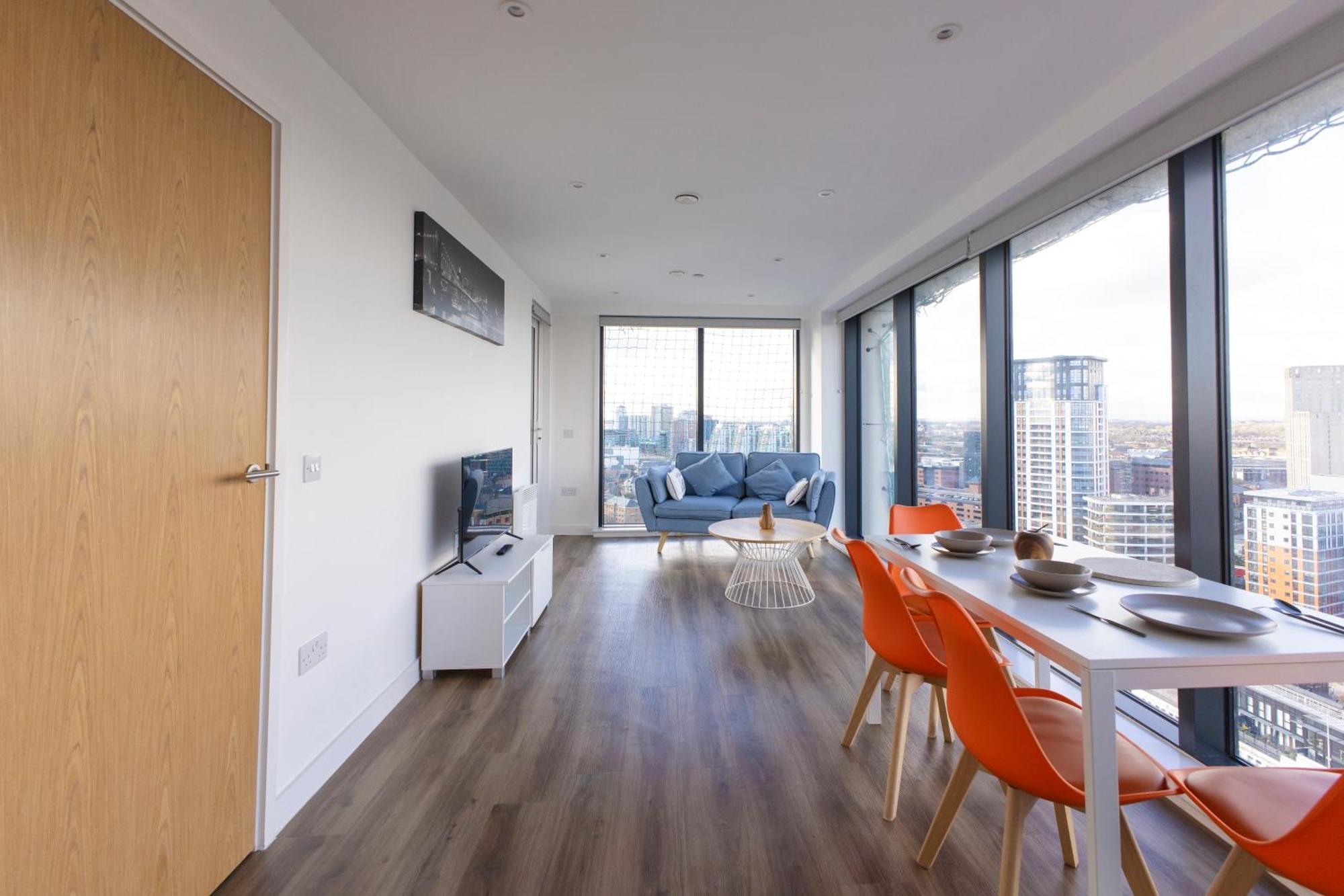 Quayside Penthouse 2 Bedroom Ensuite Near Media & United Apartment Manchester