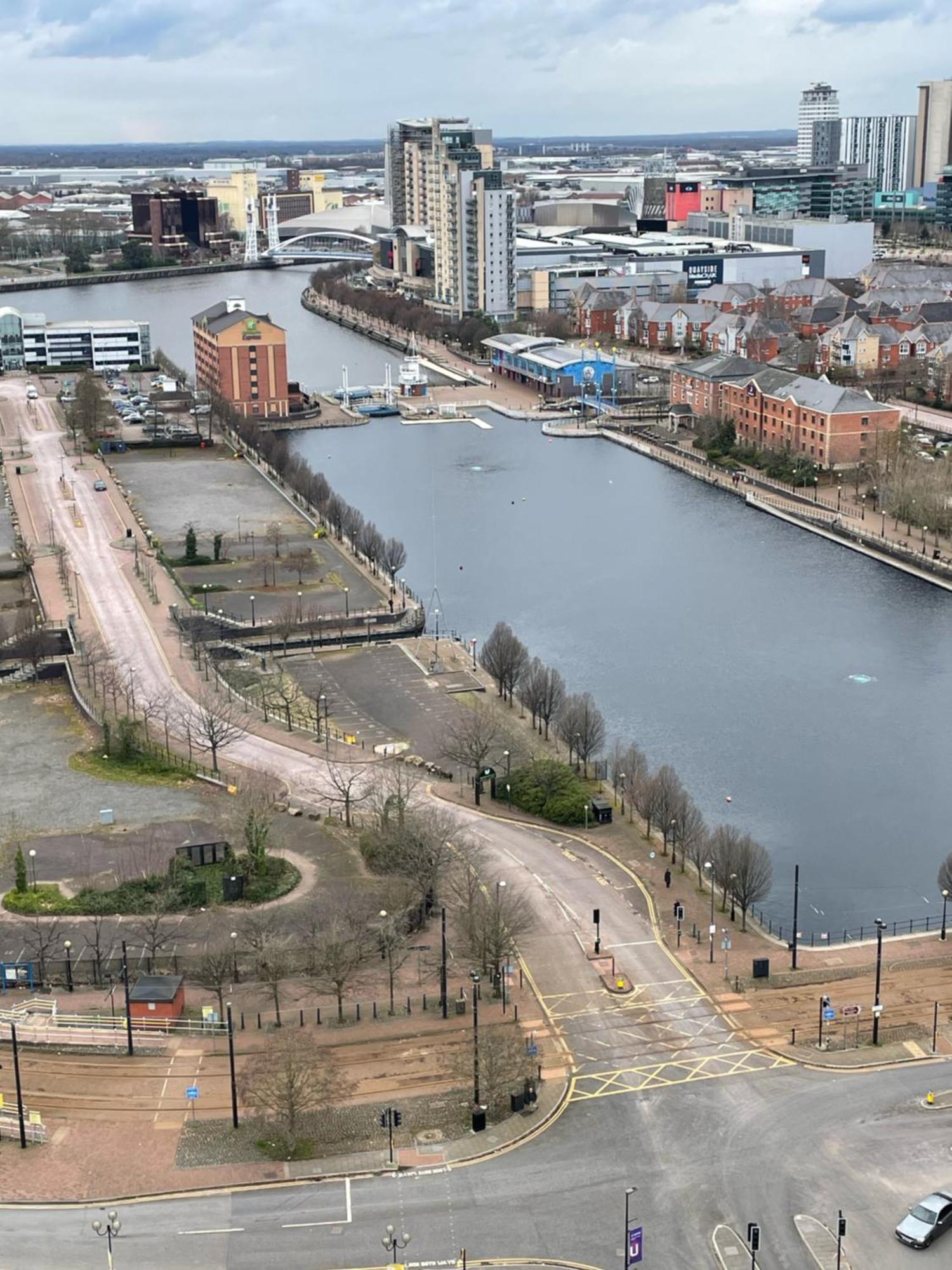 Appartement Quayside Penthouse 2 Bedroom Ensuite Near Media & United Manchester
