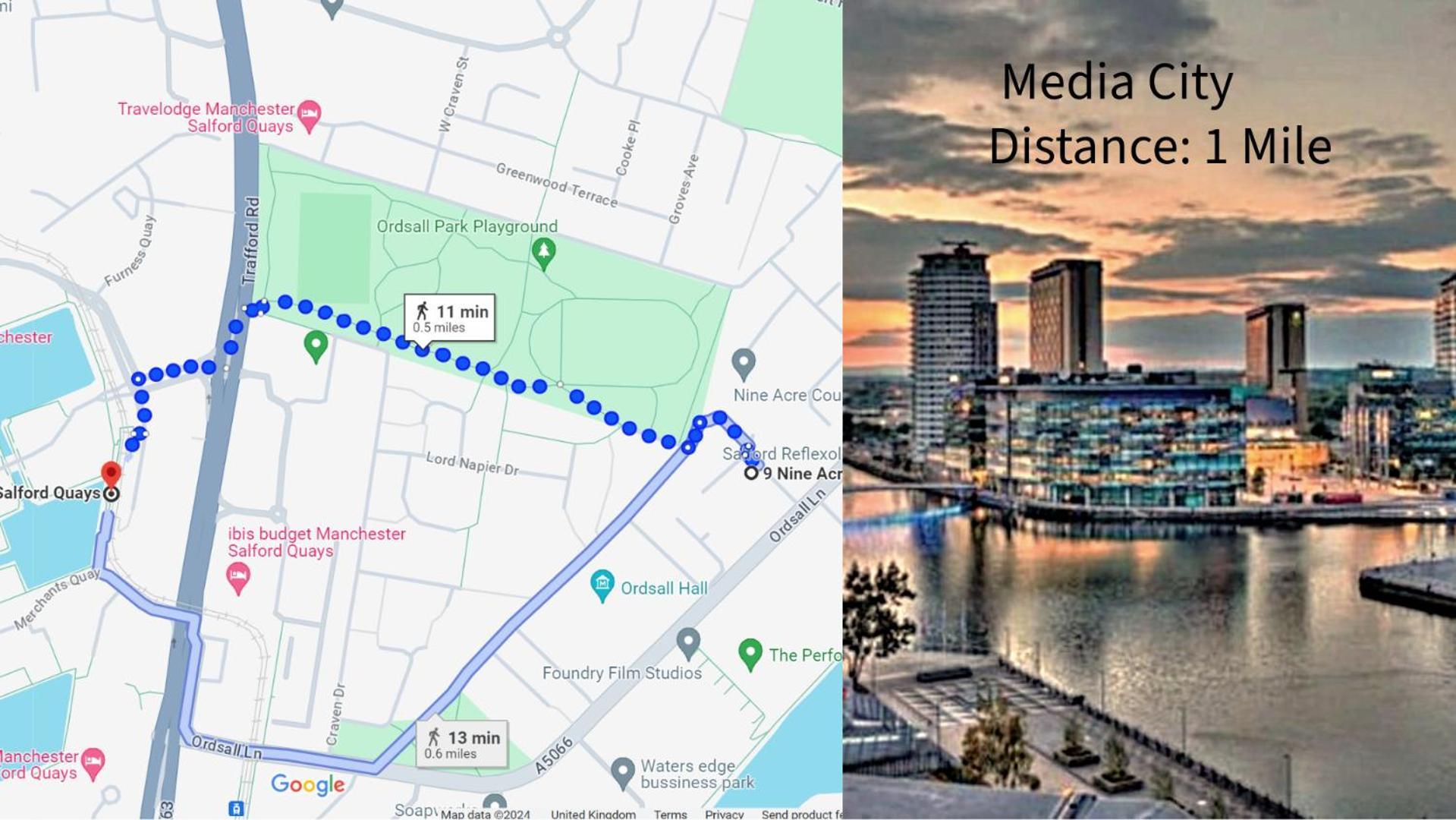 Bespoke Salford Quays - Garden, Wifi And Parking Manchester