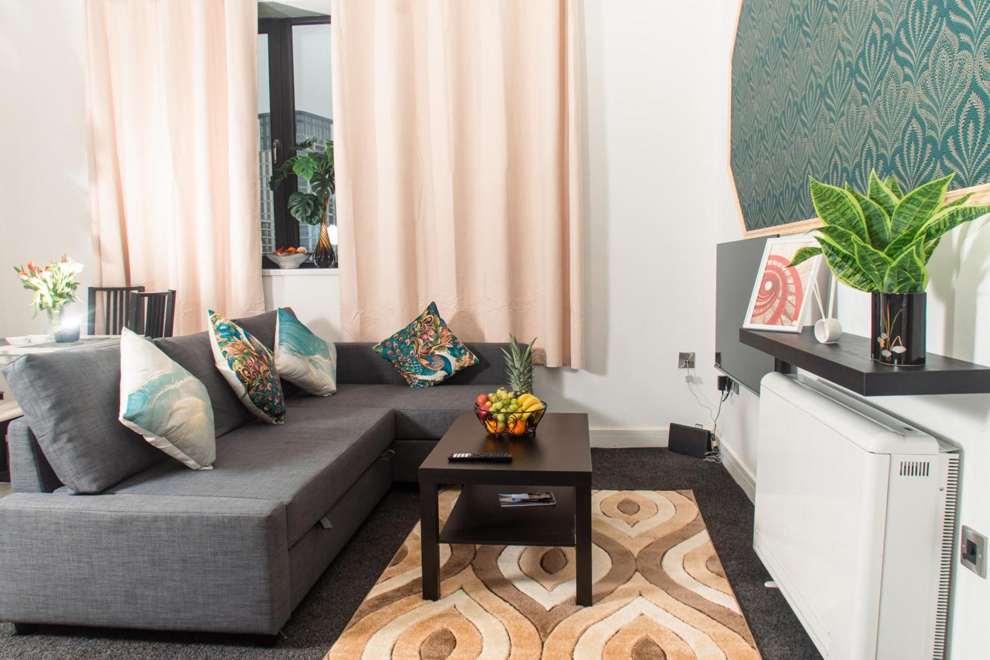 Apartment Ideal For Groups - Lovely 2 Bedroom - Free Parking, Transit Links, Close To Stadiums Manchester
