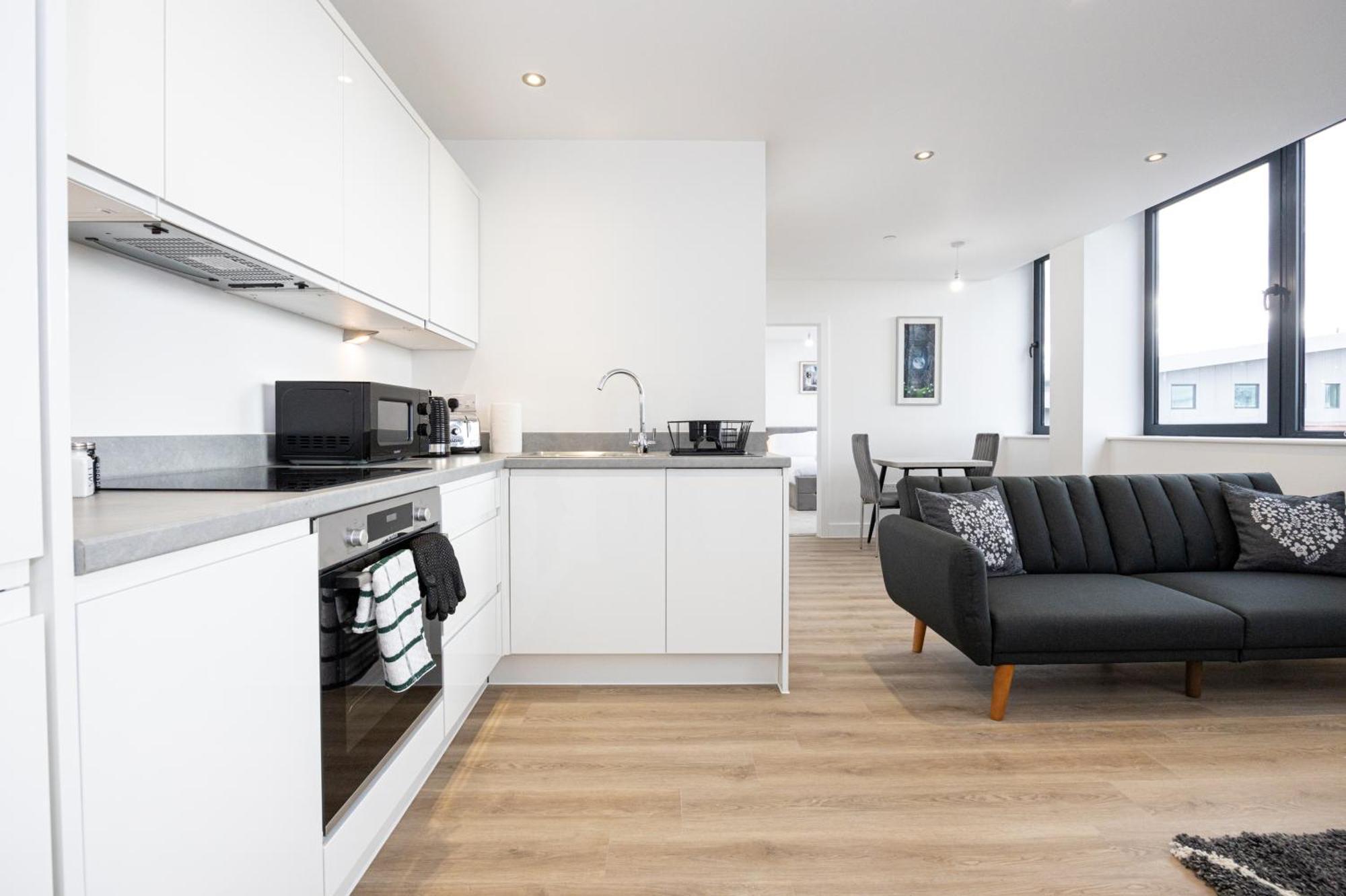 Modern 1 In Old Trafford Near The Stadium Apartment *