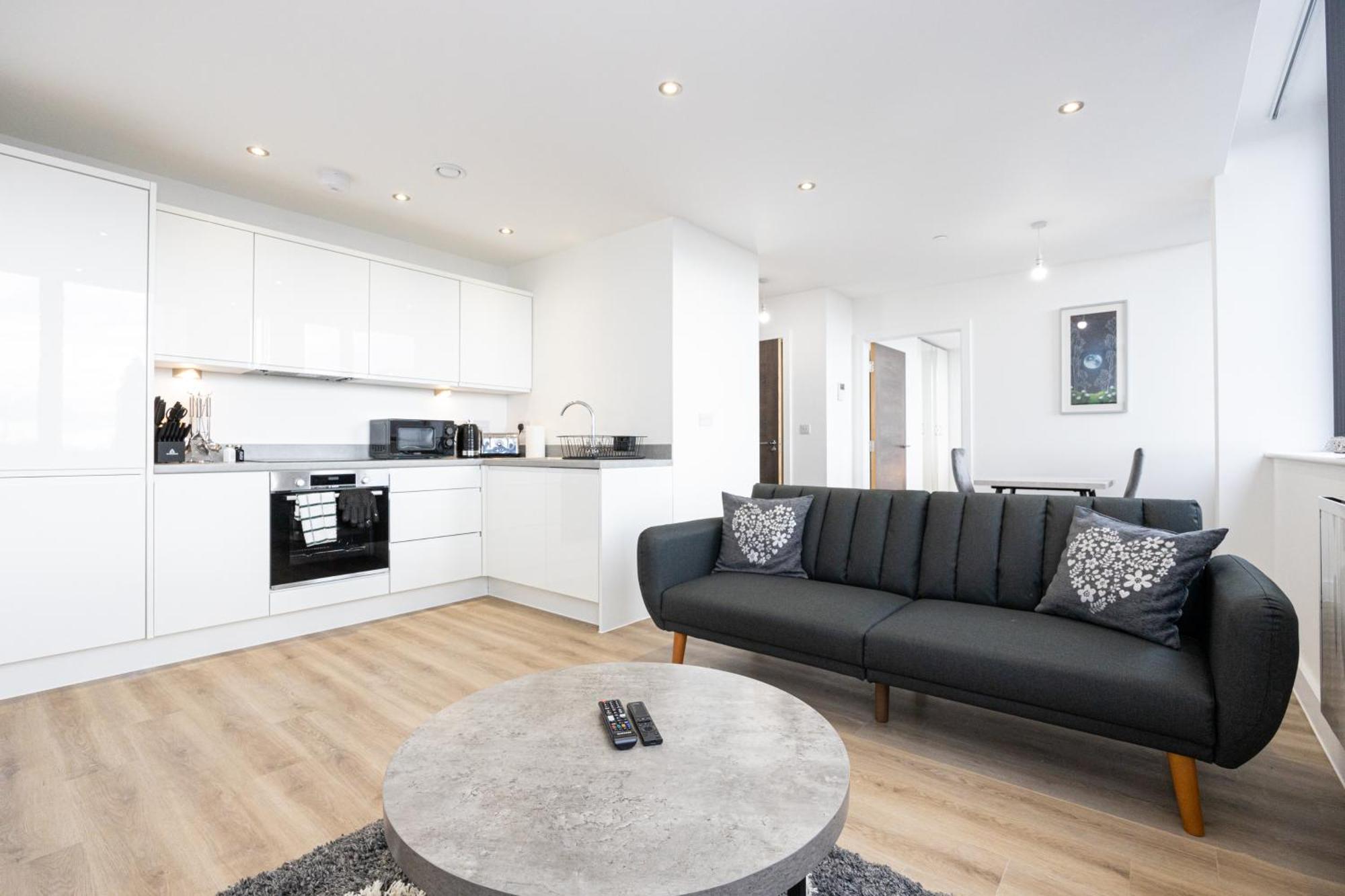 Apartment Modern 1 In Old Trafford Near The Stadium
