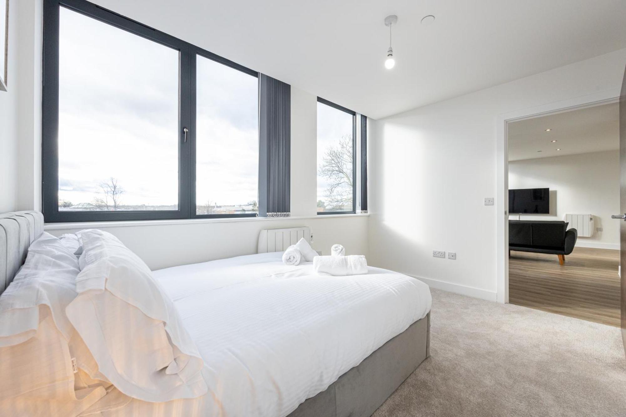 Modern 1 In Old Trafford Near The Stadium Apartment *