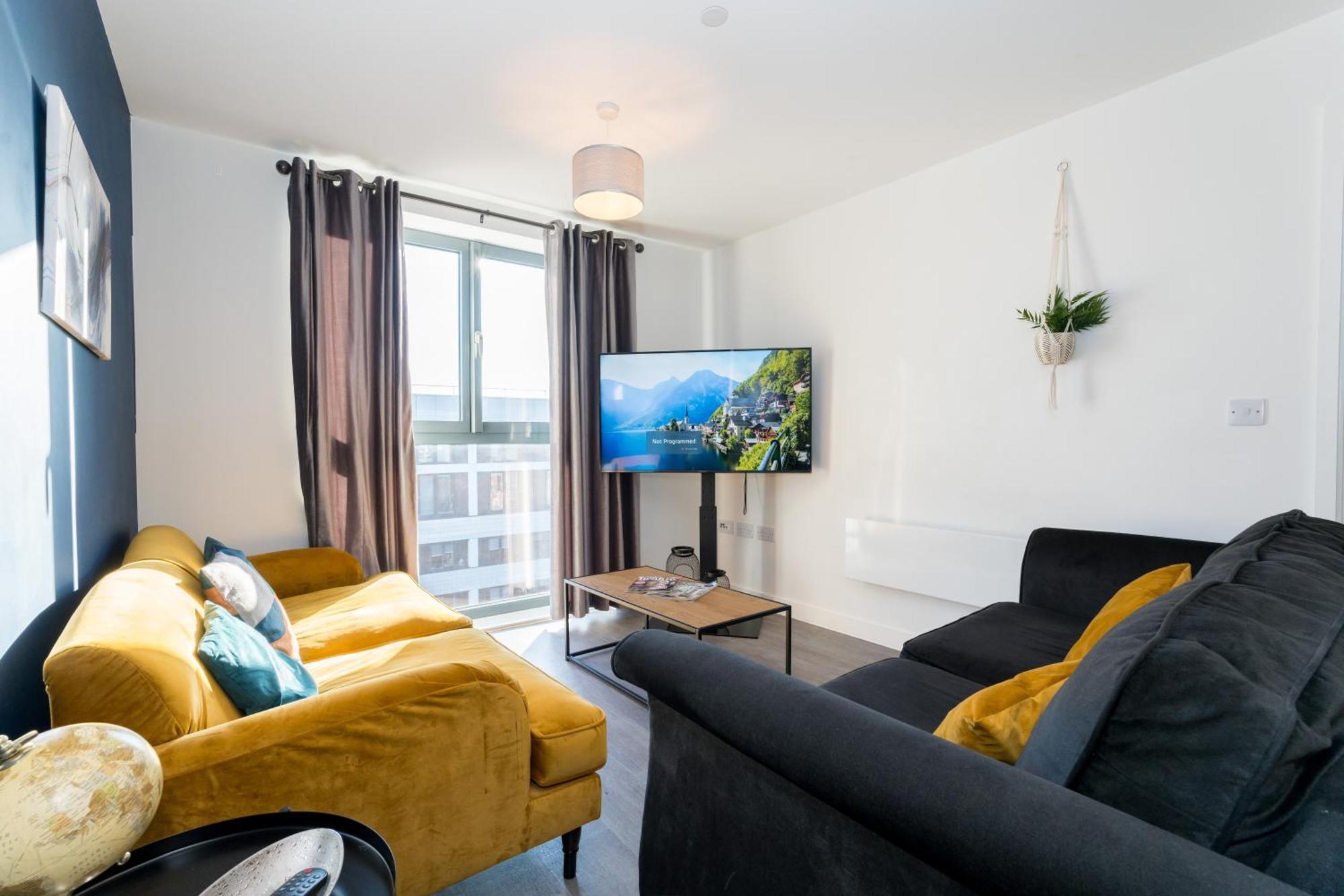 Apartment Morden 2 Bed - Old Trafford *