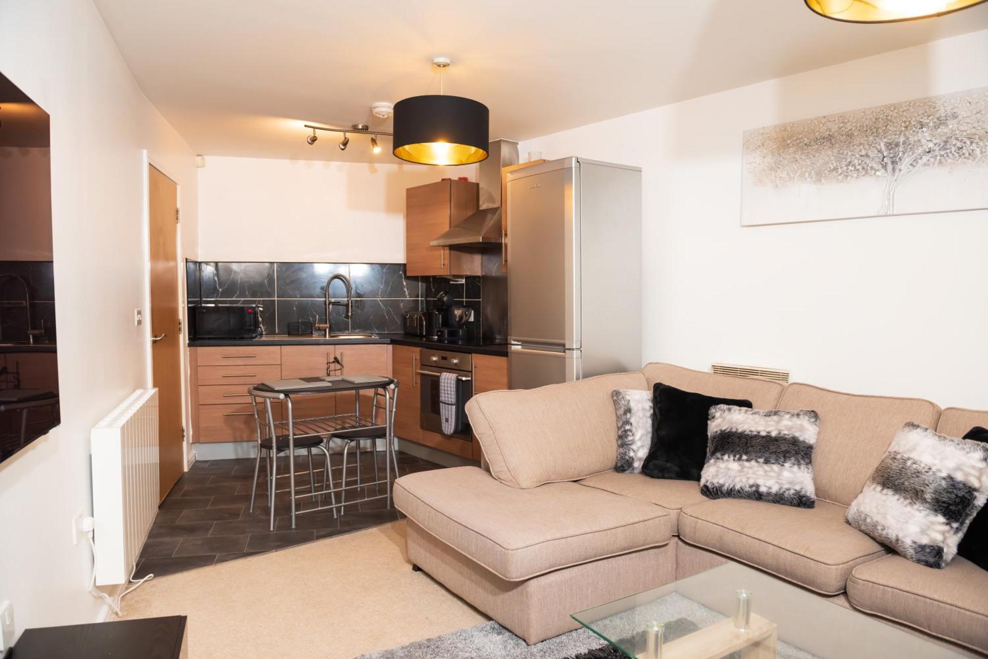 Appartement Luxury Two Bedroom Flat Opposite Coop Live N Etihad Stadium With Free Secure Parking, Netflix And Sky Tv Manchester