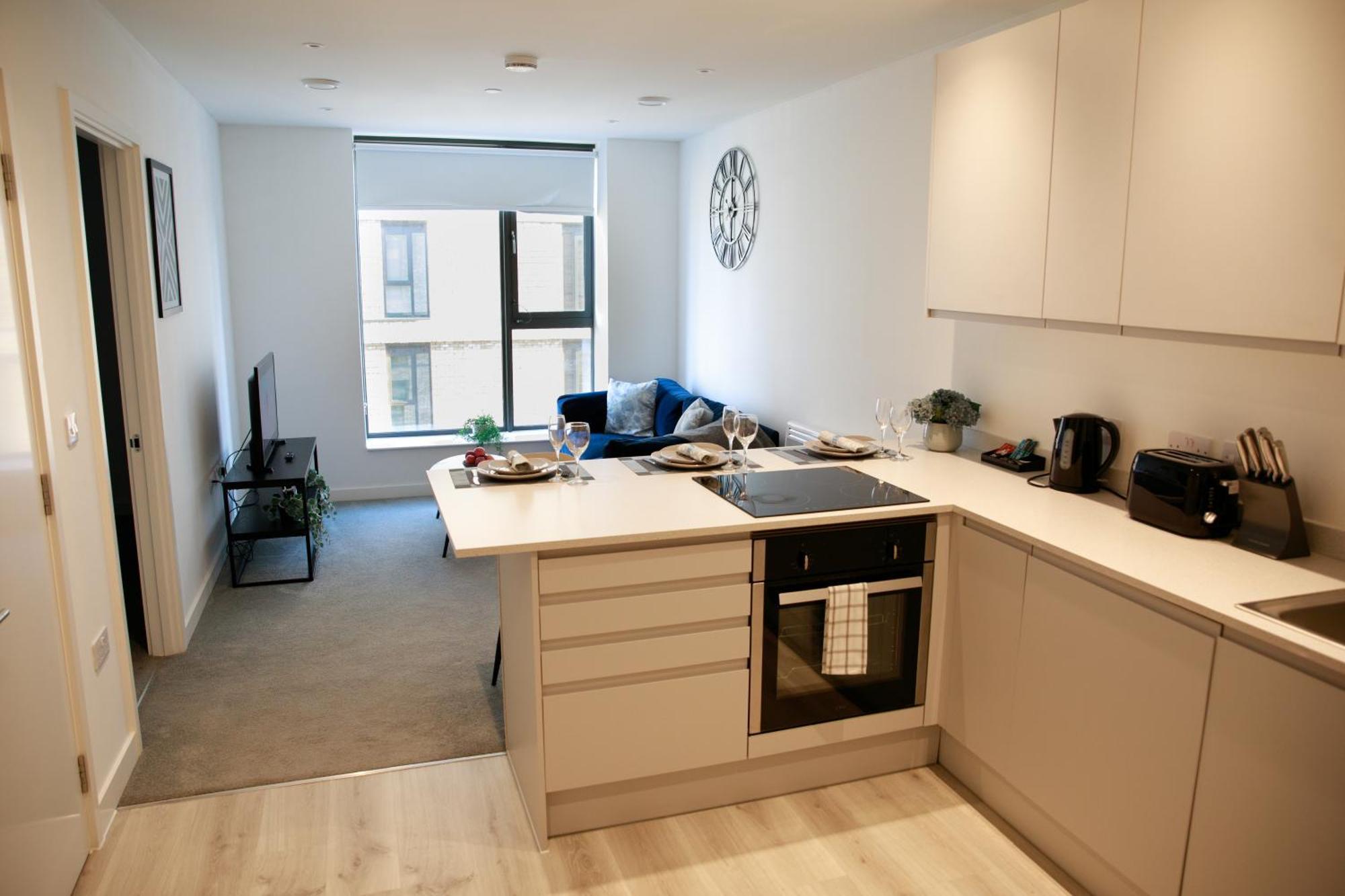 Appartement Trafford Modern 1 Bed With Cinema Manchester