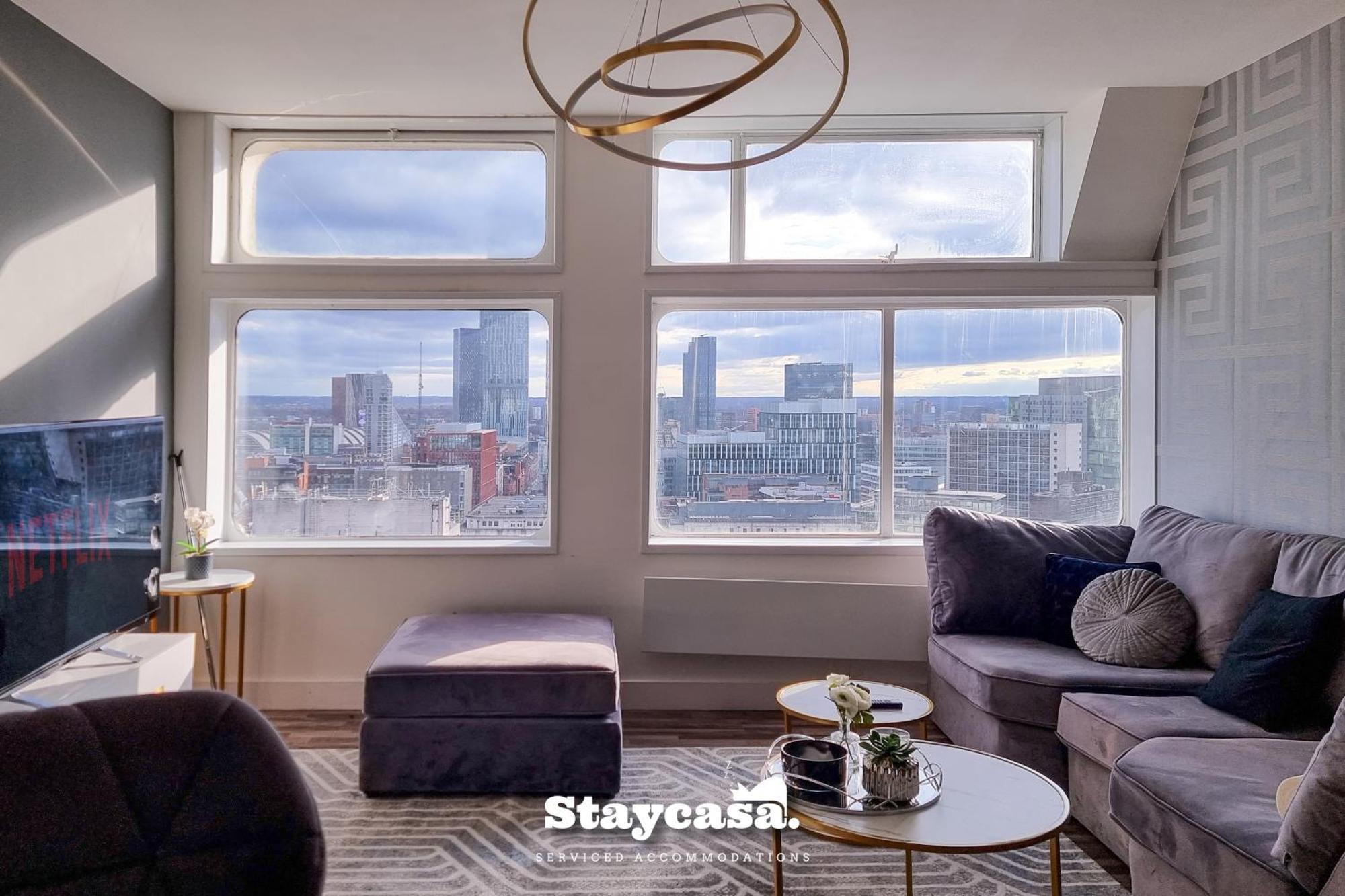 Apartment Luxury Penthouse Manchester Skyline 23Rd Floor Manchester