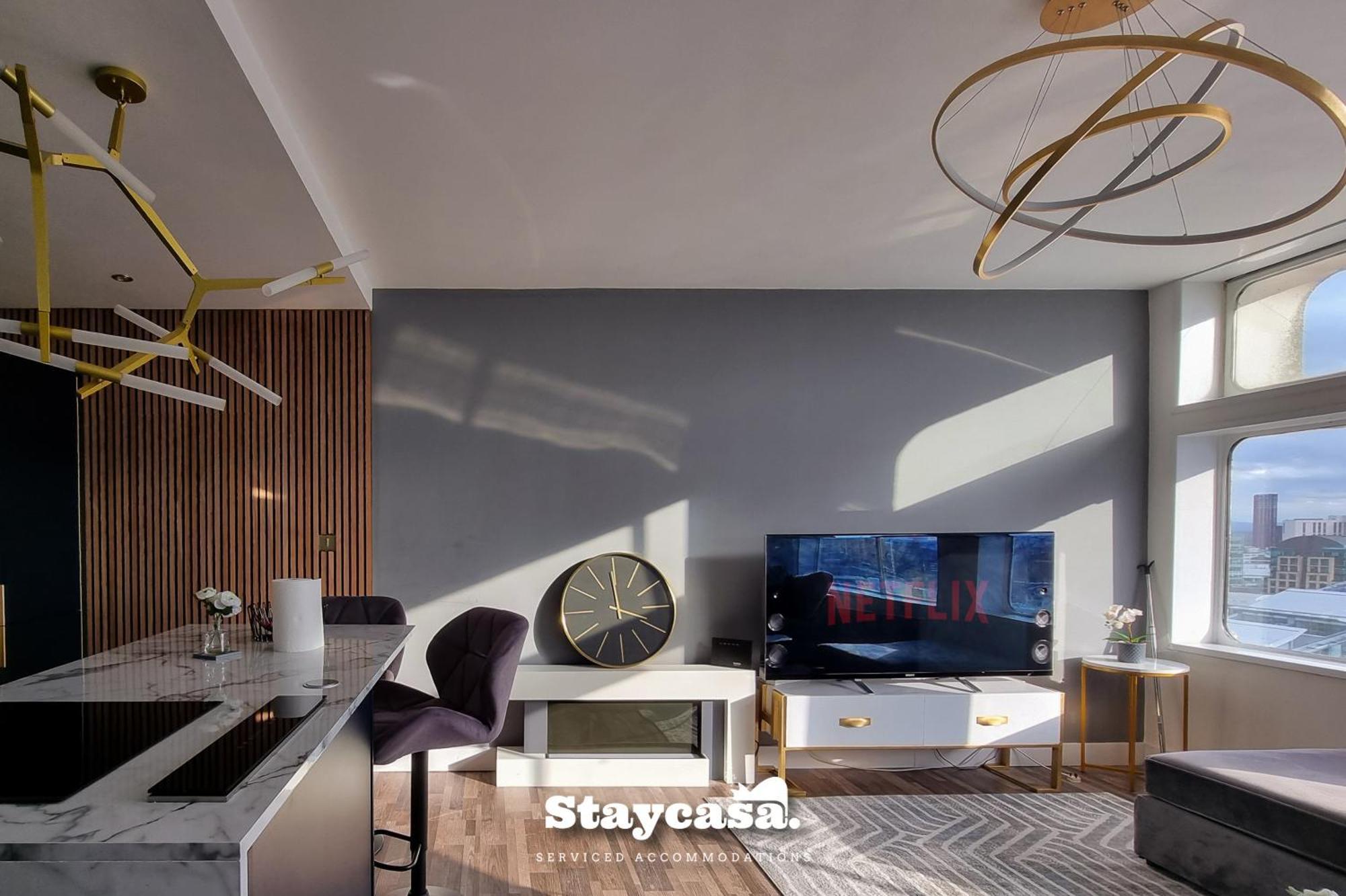 Luxury Penthouse Manchester Skyline 23Rd Floor Apartment