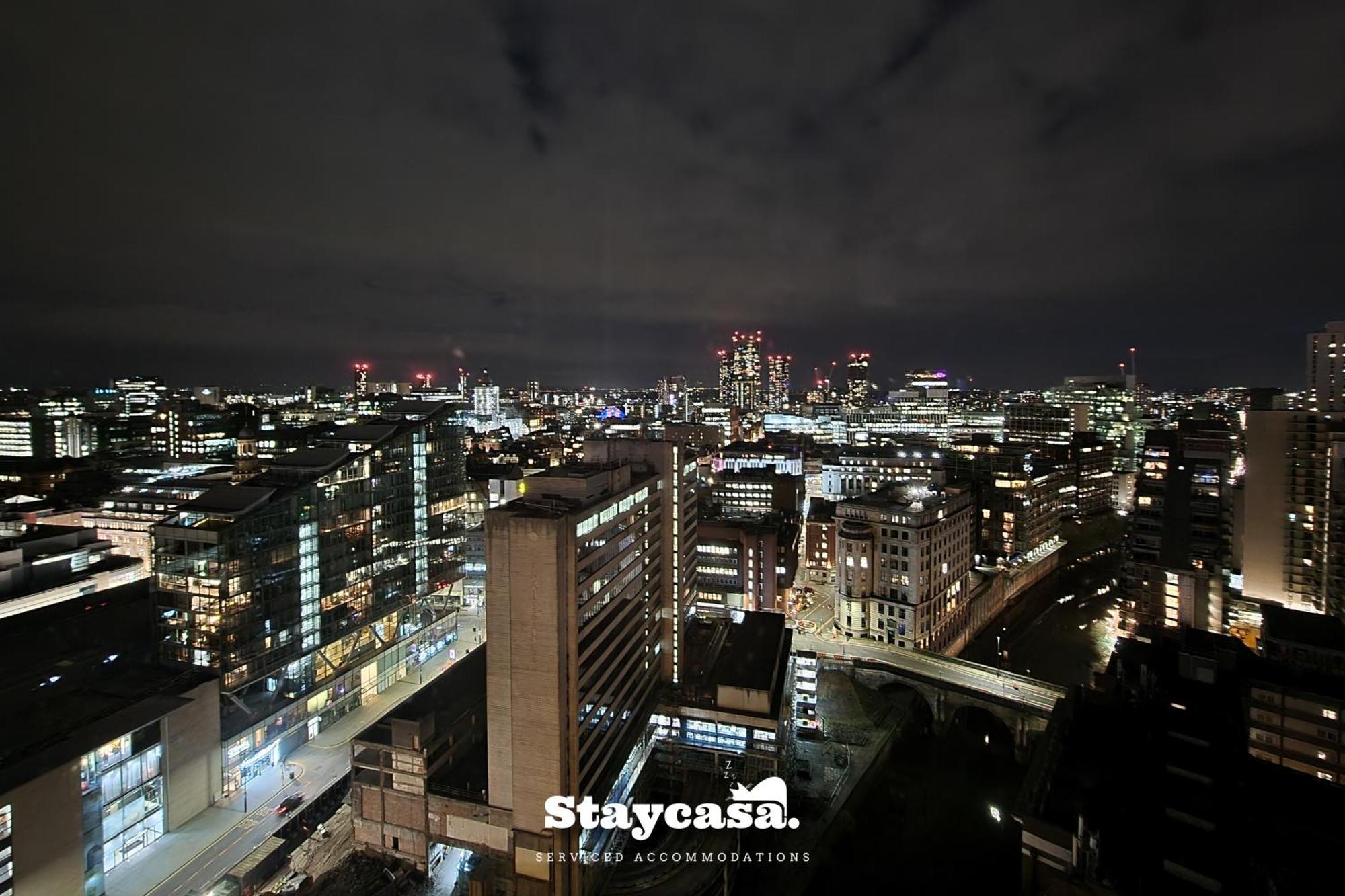 Luxury Penthouse Manchester Skyline 23Rd Floor * Manchester
