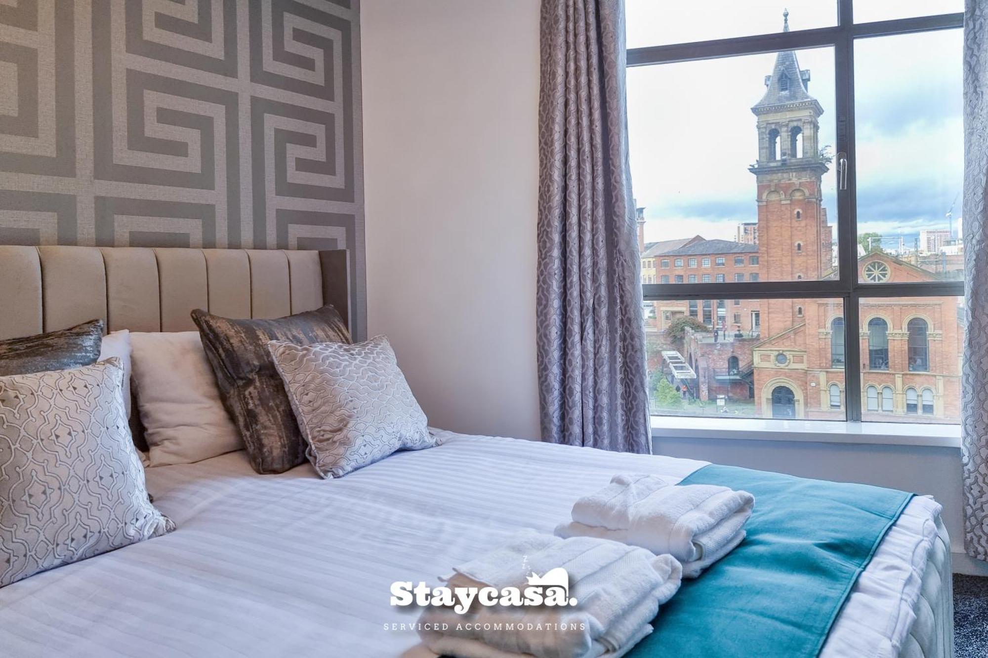 Luxury Deansgate Apt Canal View & Free Parking Apartment