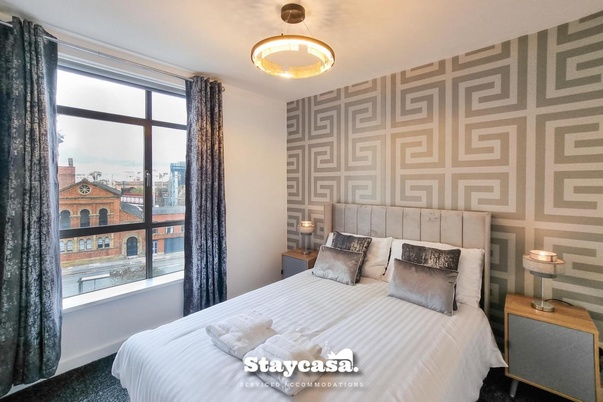Luxury Deansgate Apt Canal View & Free Parking Manchester