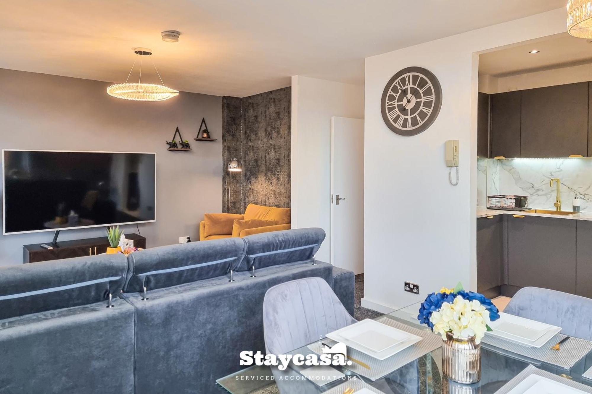 Luxury Deansgate Apt Canal View & Free Parking *