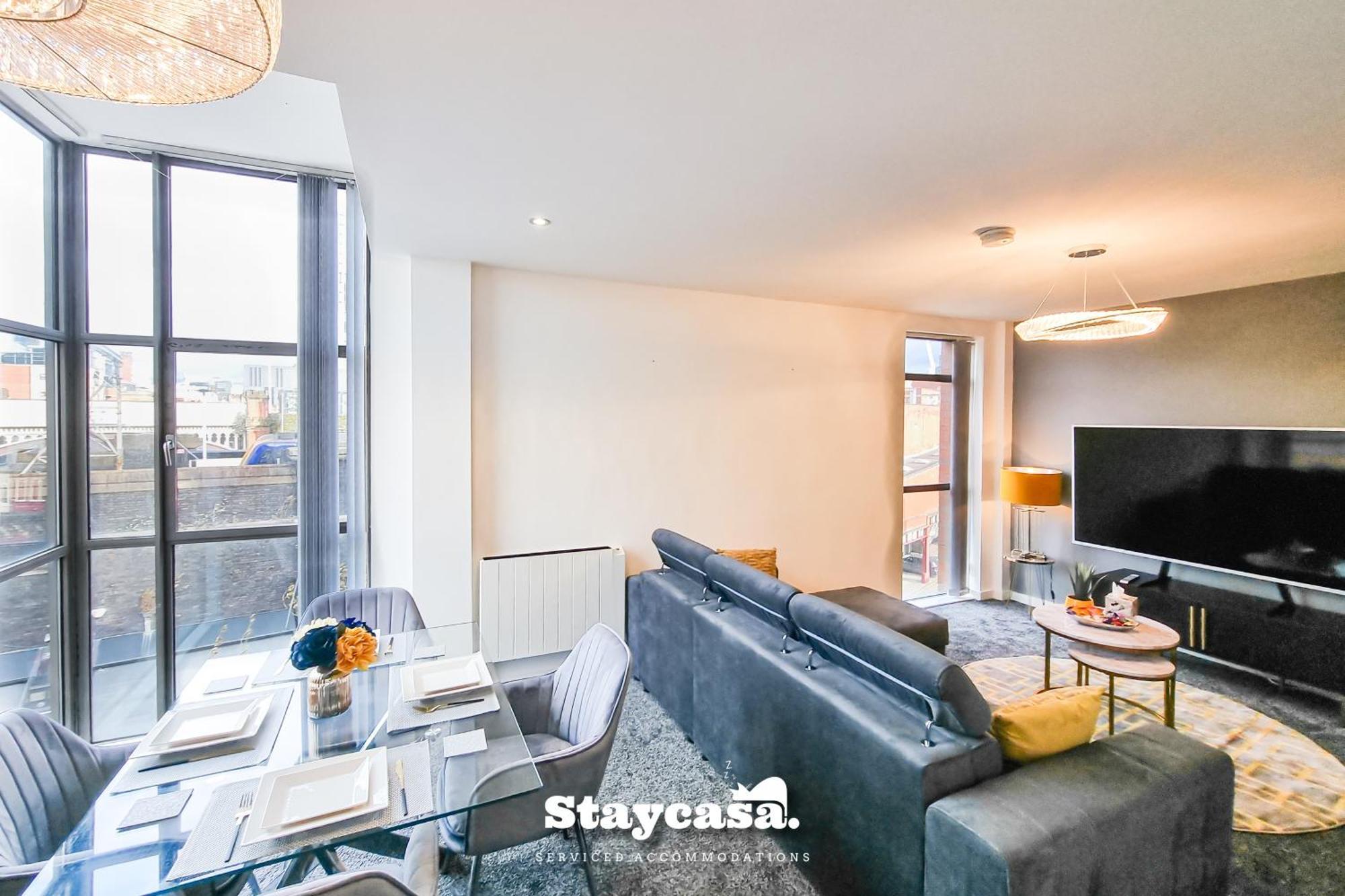 Luxury Deansgate Apt Canal View & Free Parking Manchester