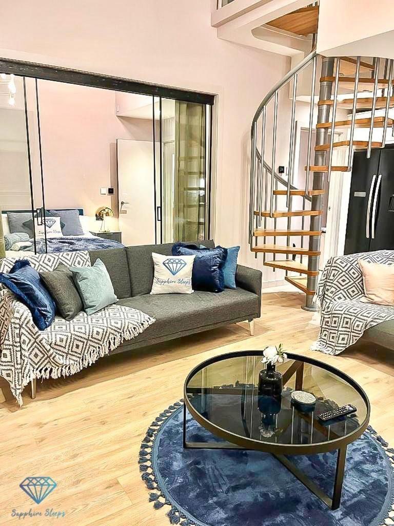 M1 Centre 3 Bed 3 Bath Luxe Penthouse Appartement Manchester
