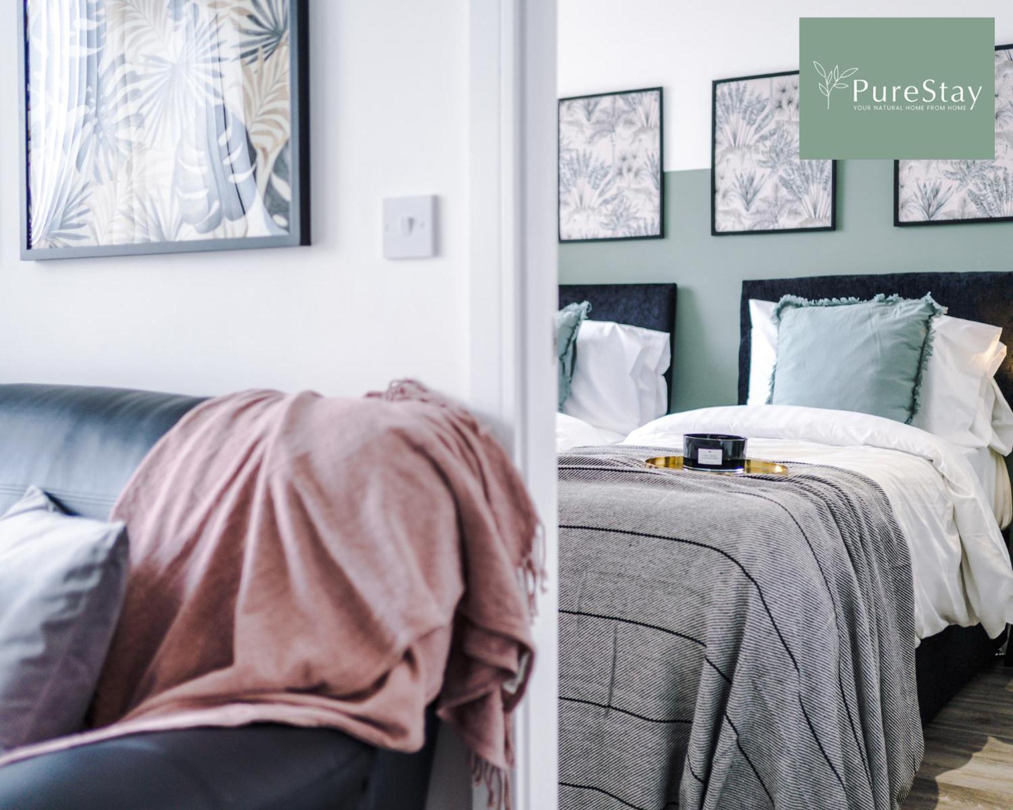 Stunning Two Bed By Purestay Short Lets & Serviced With Free Parking & Wifi Apartment Manchester