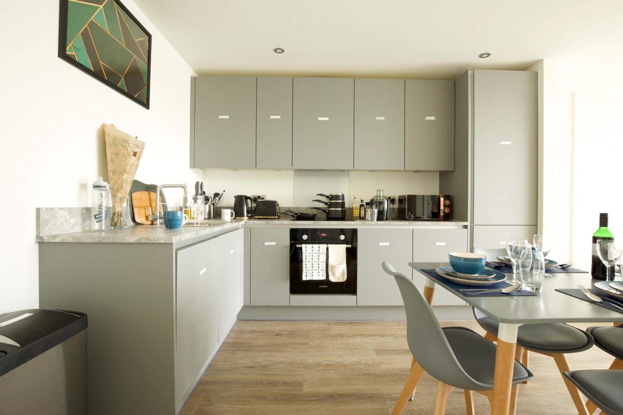 Modern City Flat With Gym & Spa Apartment *