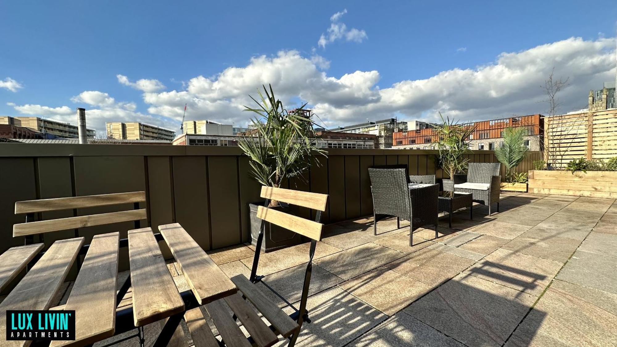 Lux Livin' - Luxury 2 Bed With Sky Garden Appartement Manchester