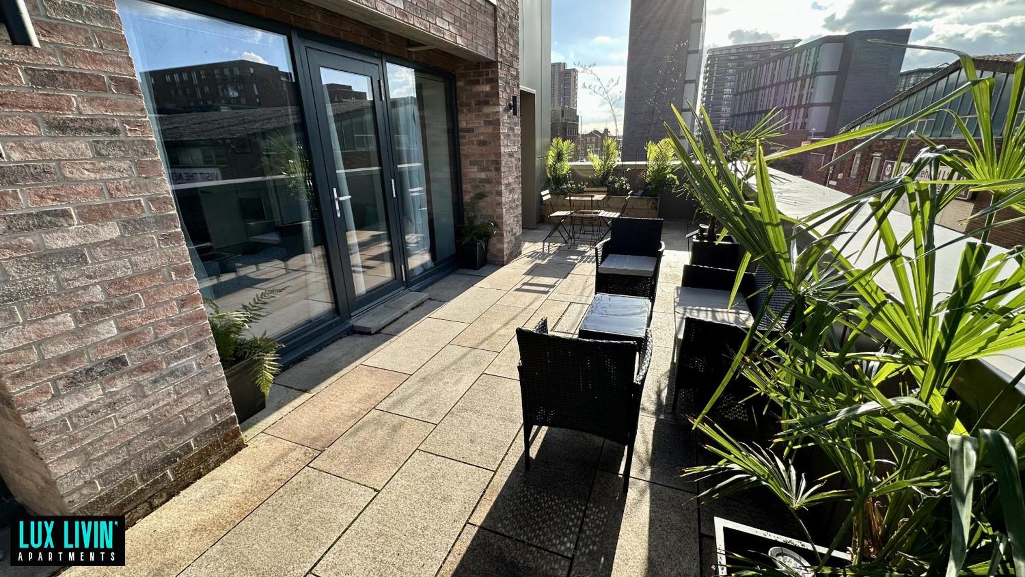 Lux Livin' - Luxury 2 Bed With Sky Garden Appartement Manchester