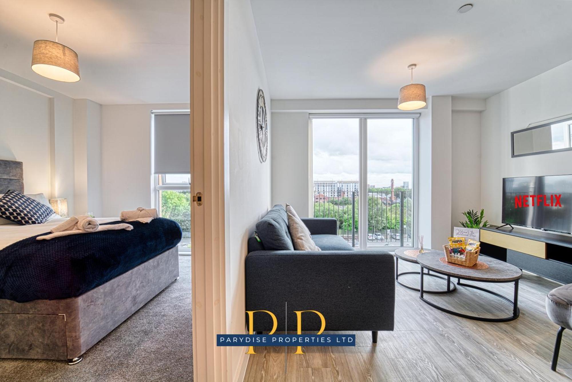 Appartement The Middlewood Plaza - By Parydise - Business Or Leisure Stays, Central Location, Sleeps 4, Salford