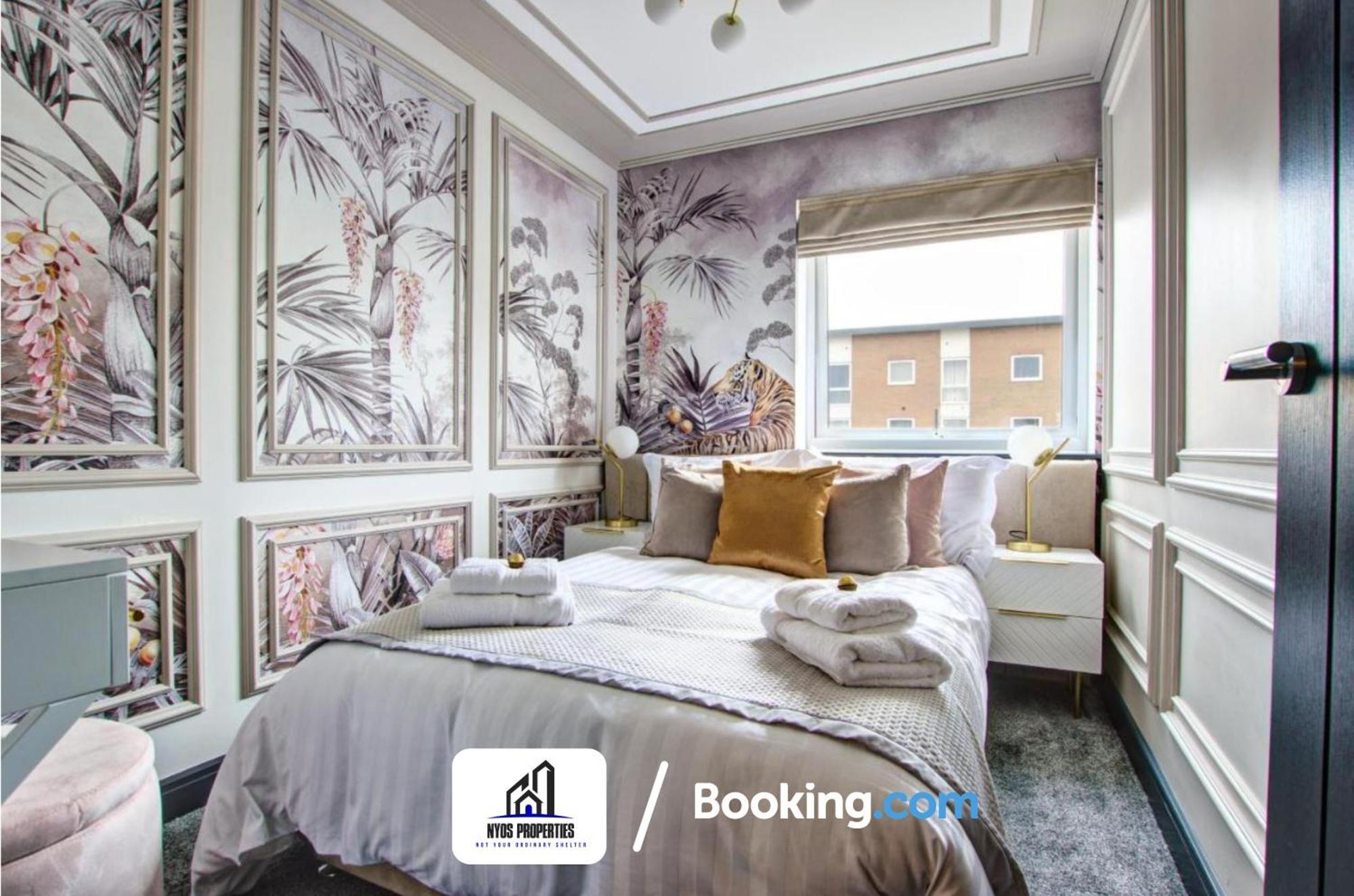 Vakantiehuis 3 Bedroom By Nyos Short Lets & Serviced With Garden Manchester