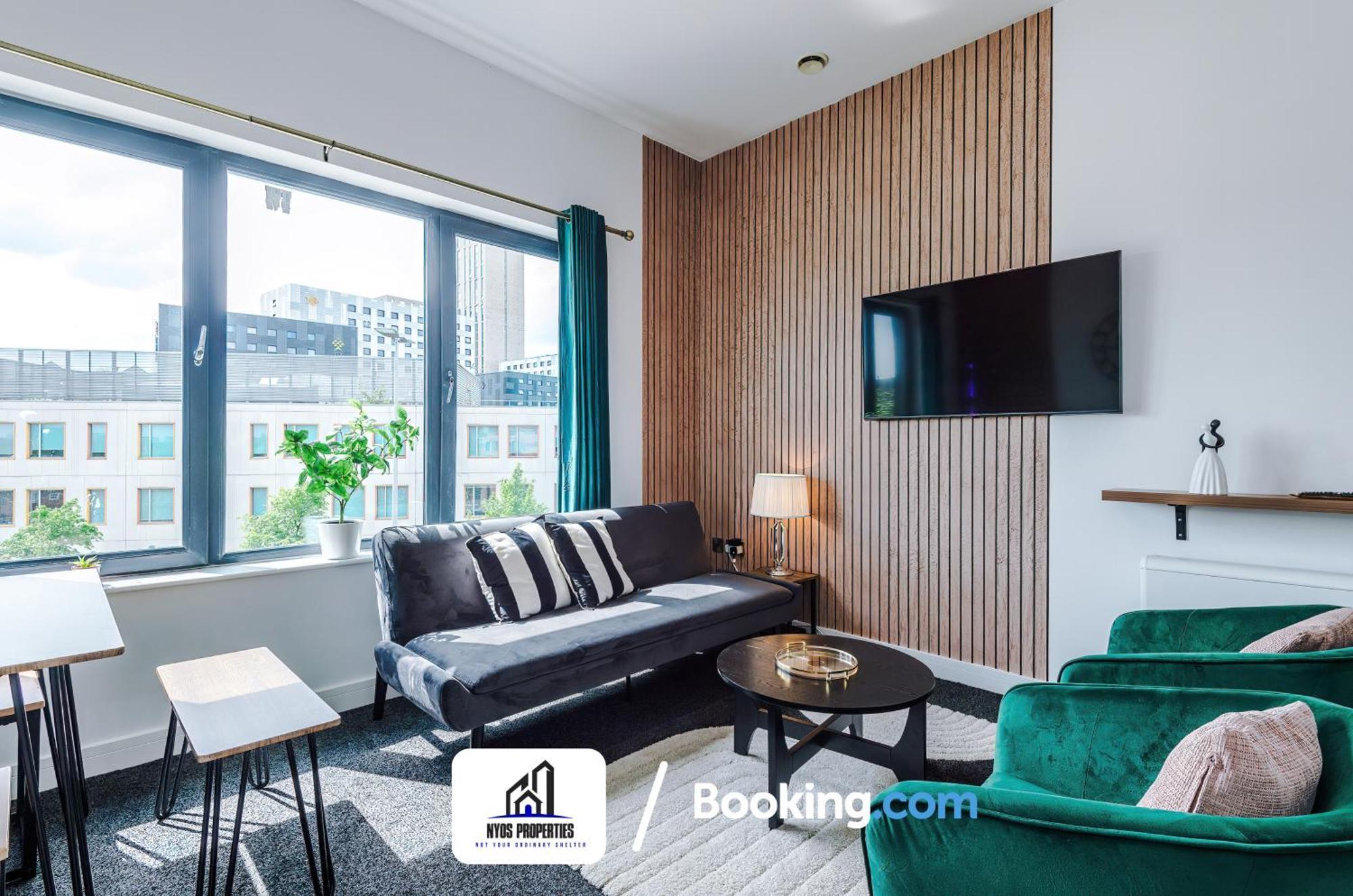Apartment Media City Apt Sleeps8, 25 Percent Off For Monthly Stays, Business & Leisure Manchester