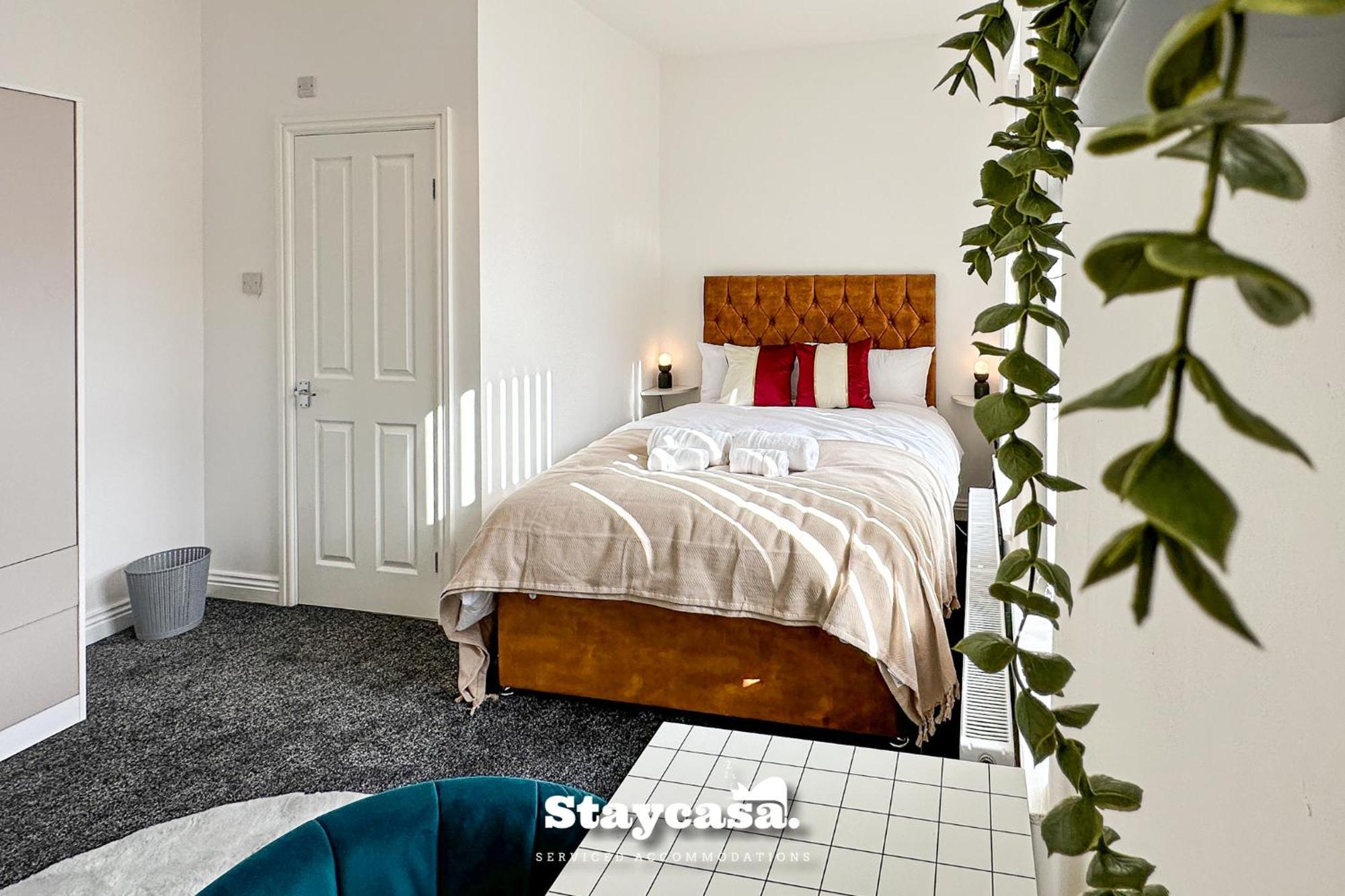 Vakantiehuis Ashfield Co-Living - Private Room Self-Cater Manchester