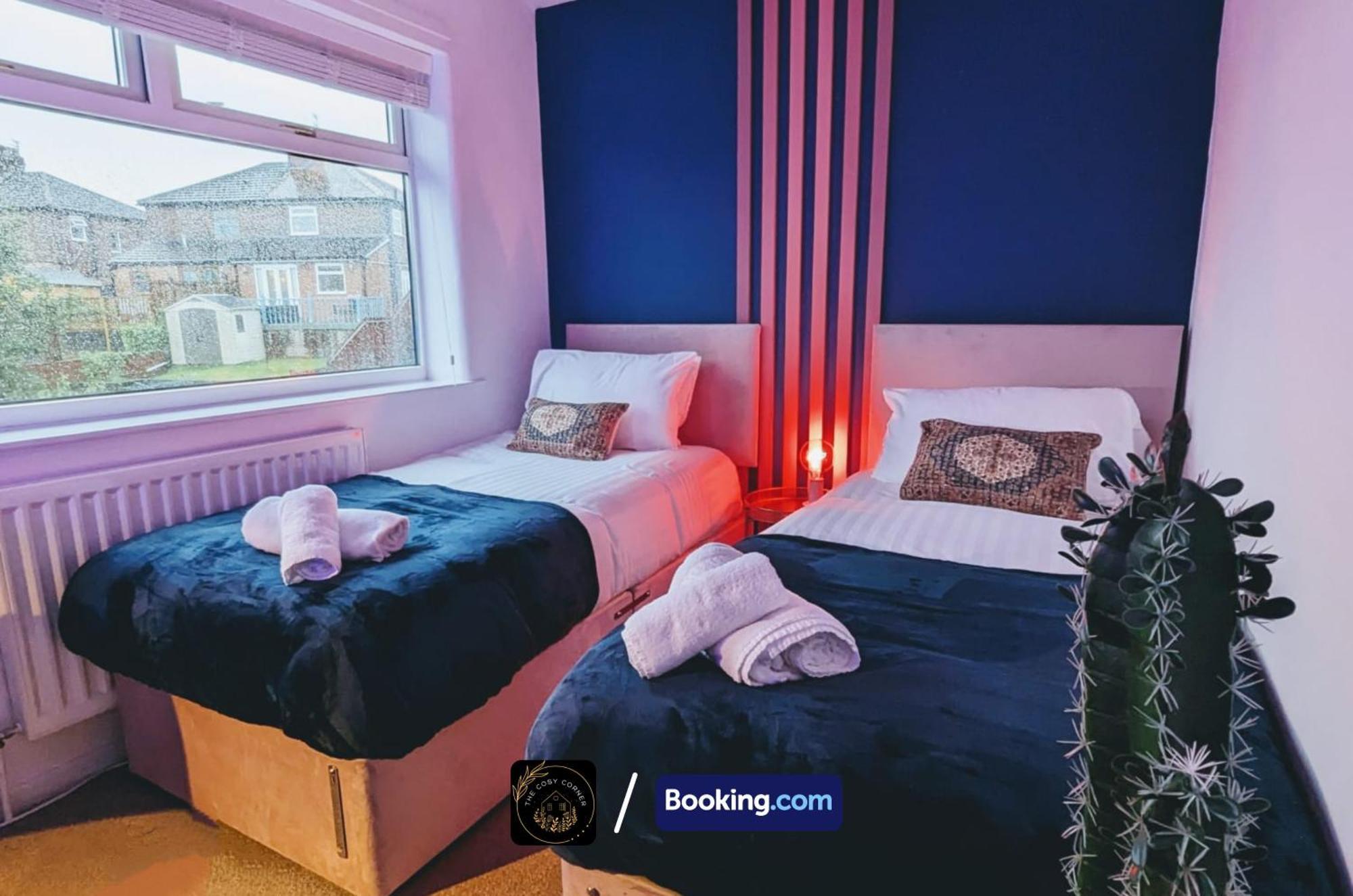 Cosy Corner: 4-bedroom Serviced House With Free Parking Apartment Manchester