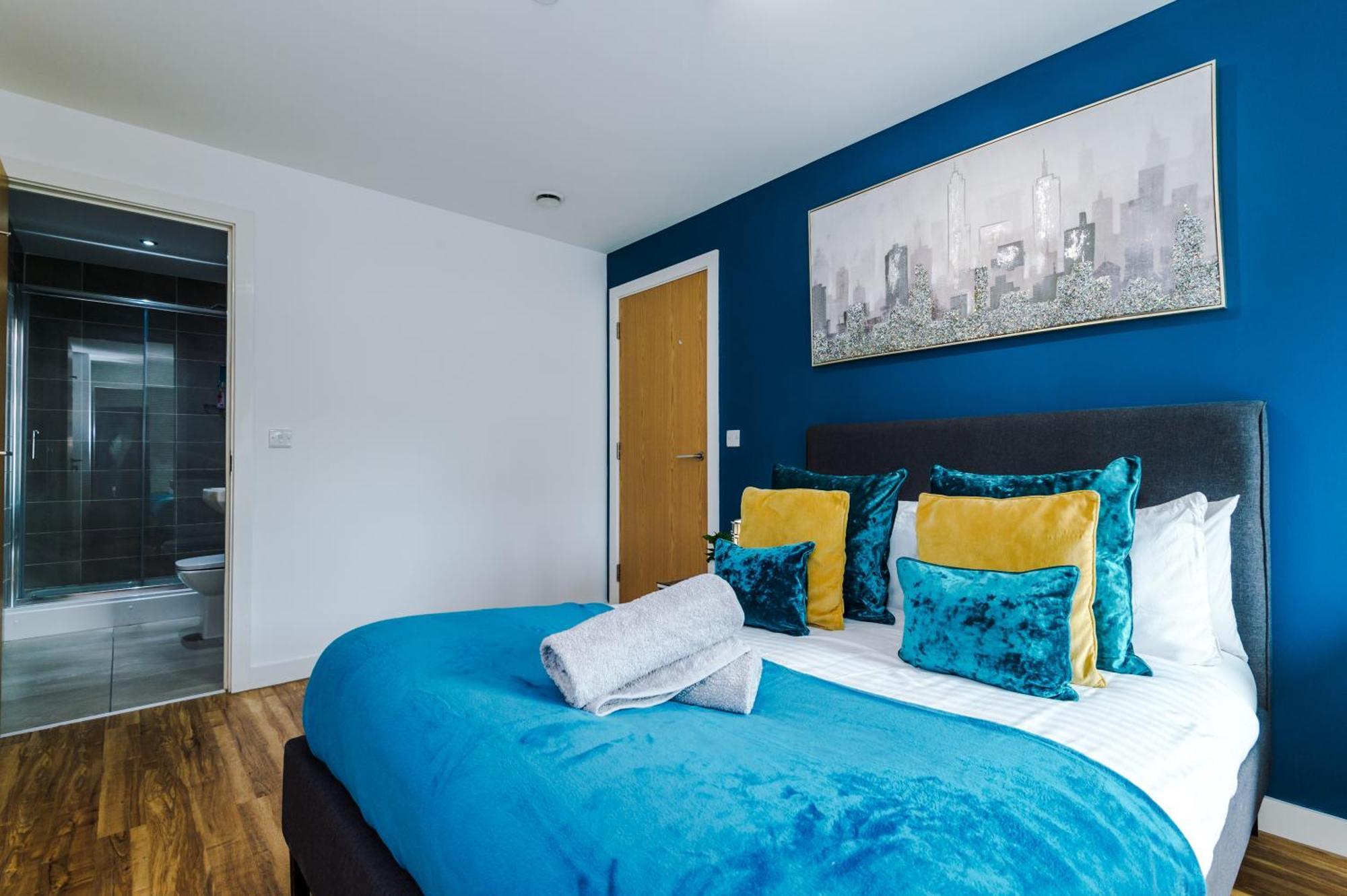 Appartement Lux Livin' - Luxury 2 Bed With Skyline View & 24 Hour Gym