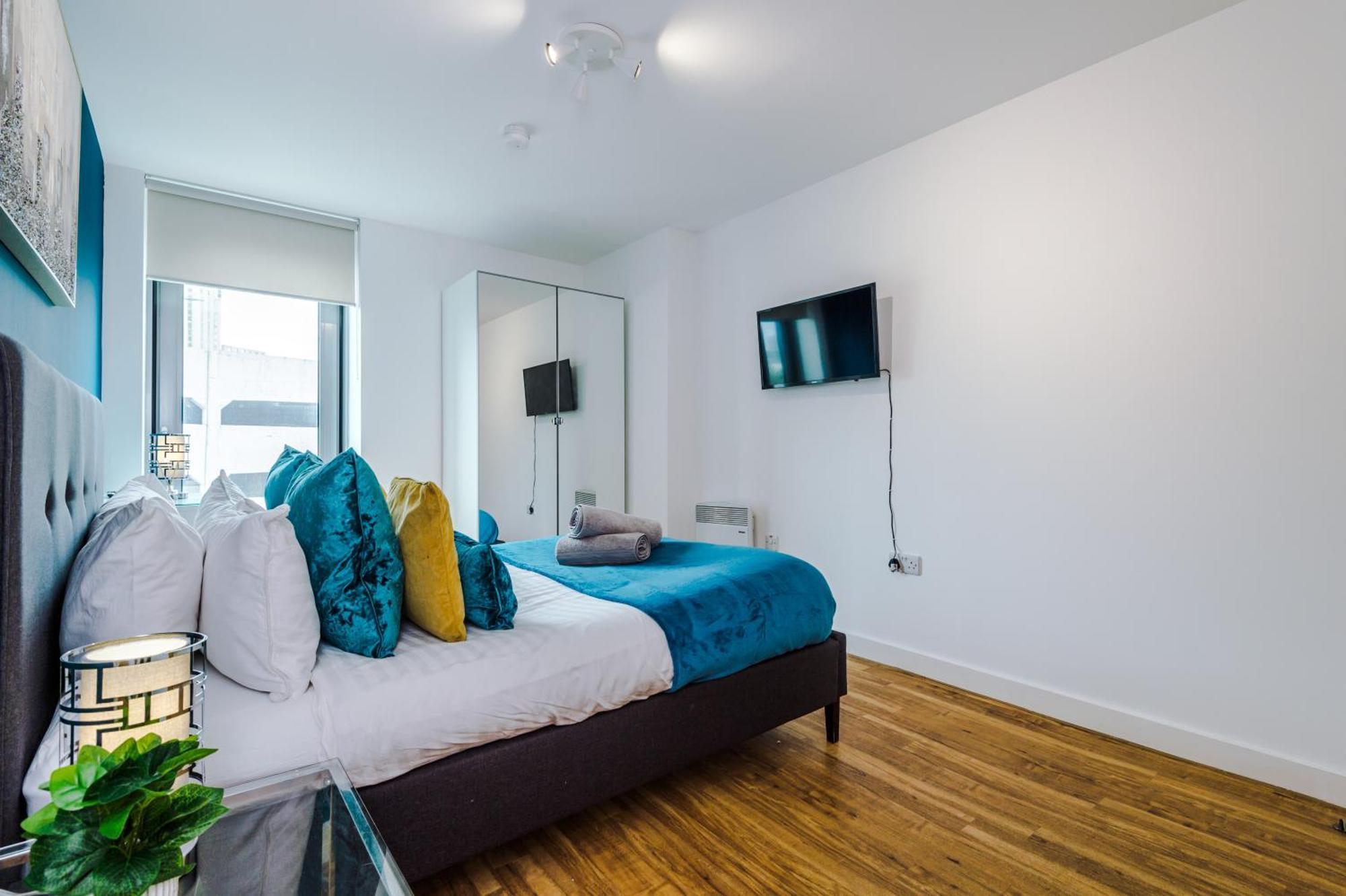 Appartement Lux Livin' - Luxury 2 Bed With Skyline View & 24 Hour Gym Manchester