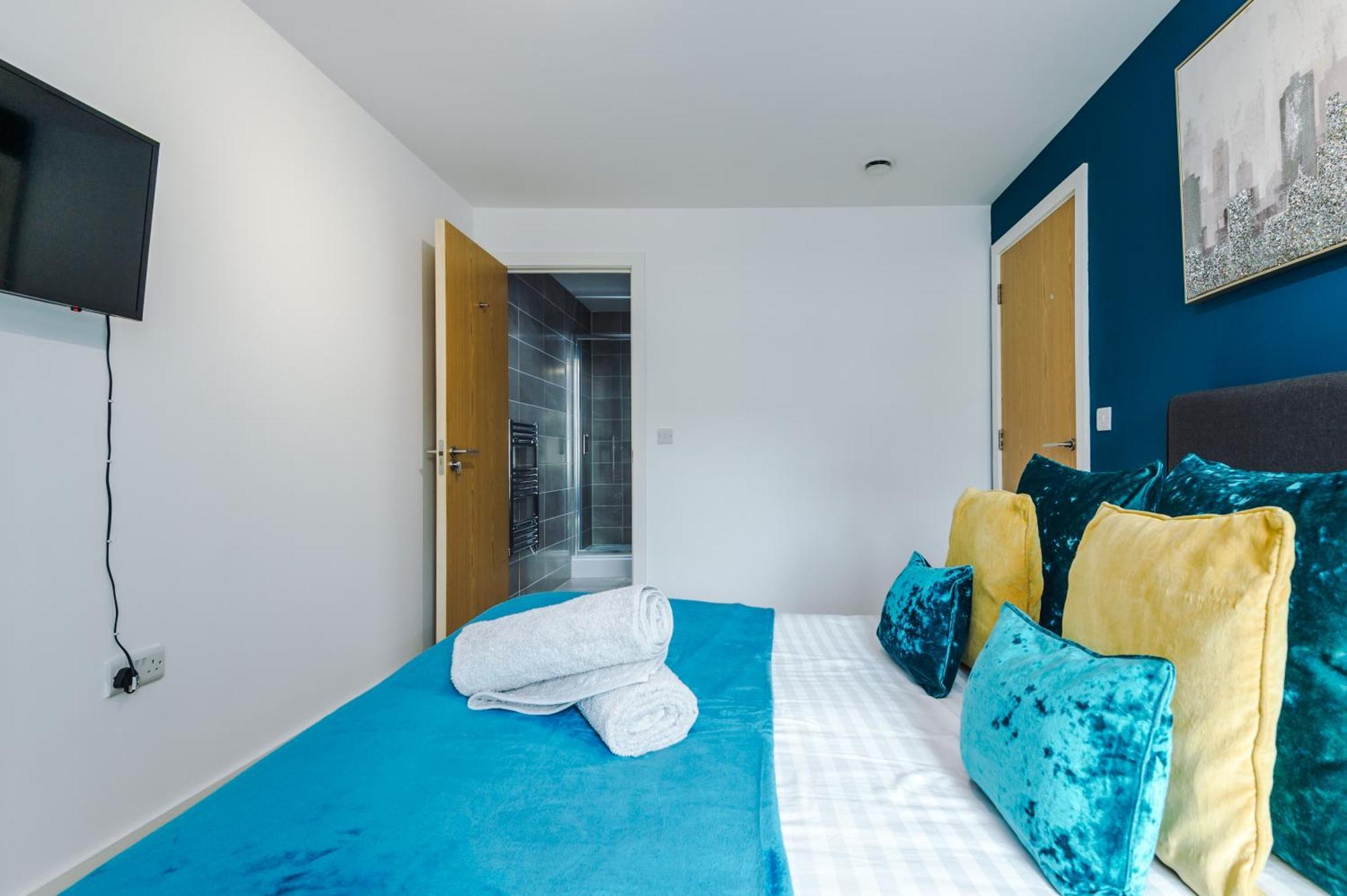 Lux Livin' - Luxury 2 Bed With Skyline View & 24 Hour Gym Appartement *