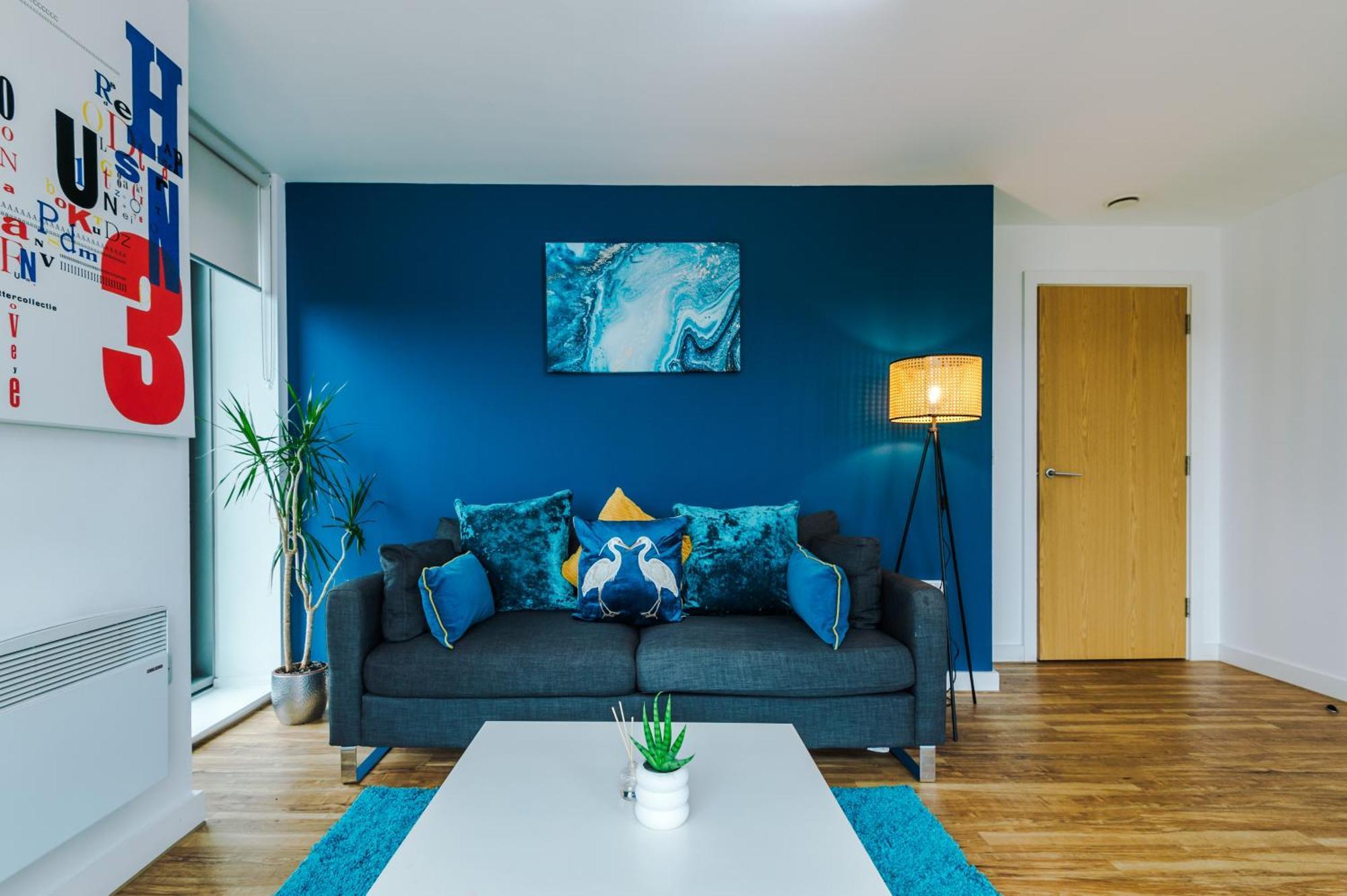 Appartement Lux Livin' - Luxury 2 Bed With Skyline View & 24 Hour Gym Manchester