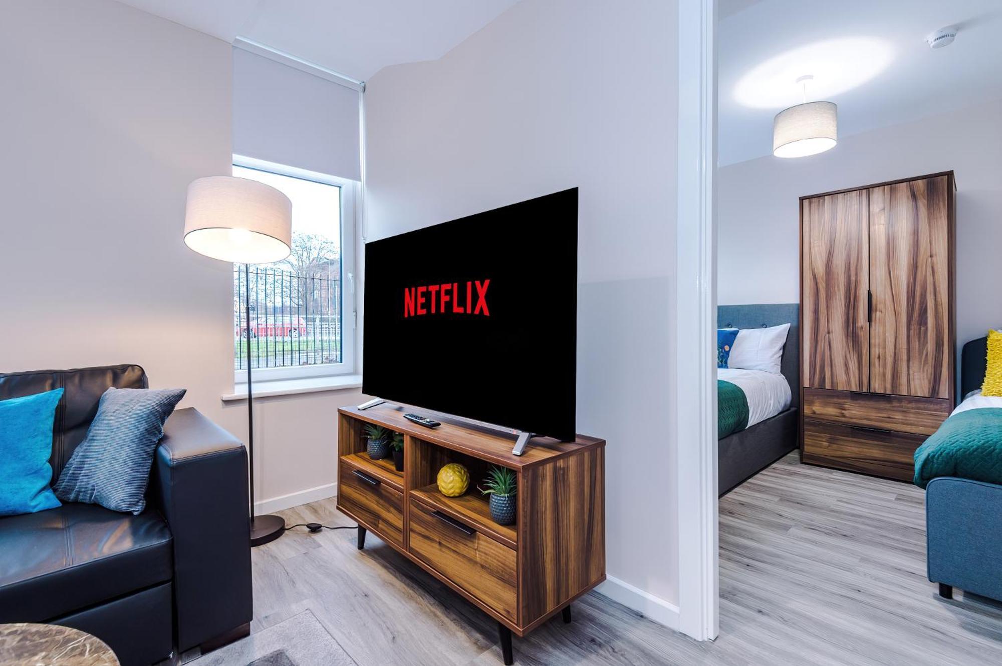 Modern Comfort - 1 Bedroom - Free Parking, Transit Links, Close To Stadiums * Manchester
