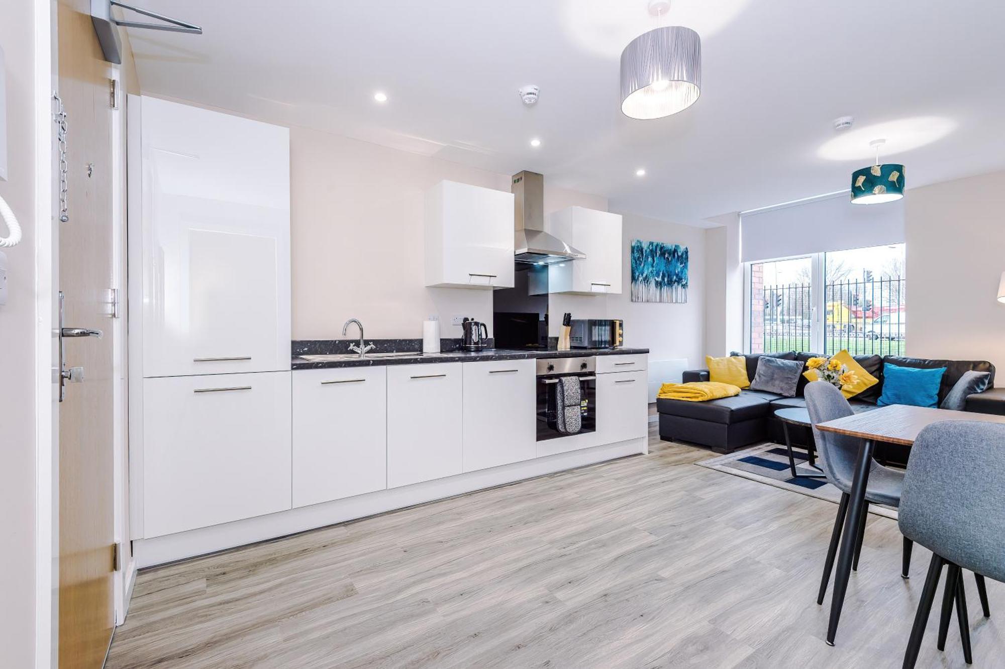Modern Comfort - 1 Bedroom - Free Parking, Transit Links, Close To Stadiums * Manchester