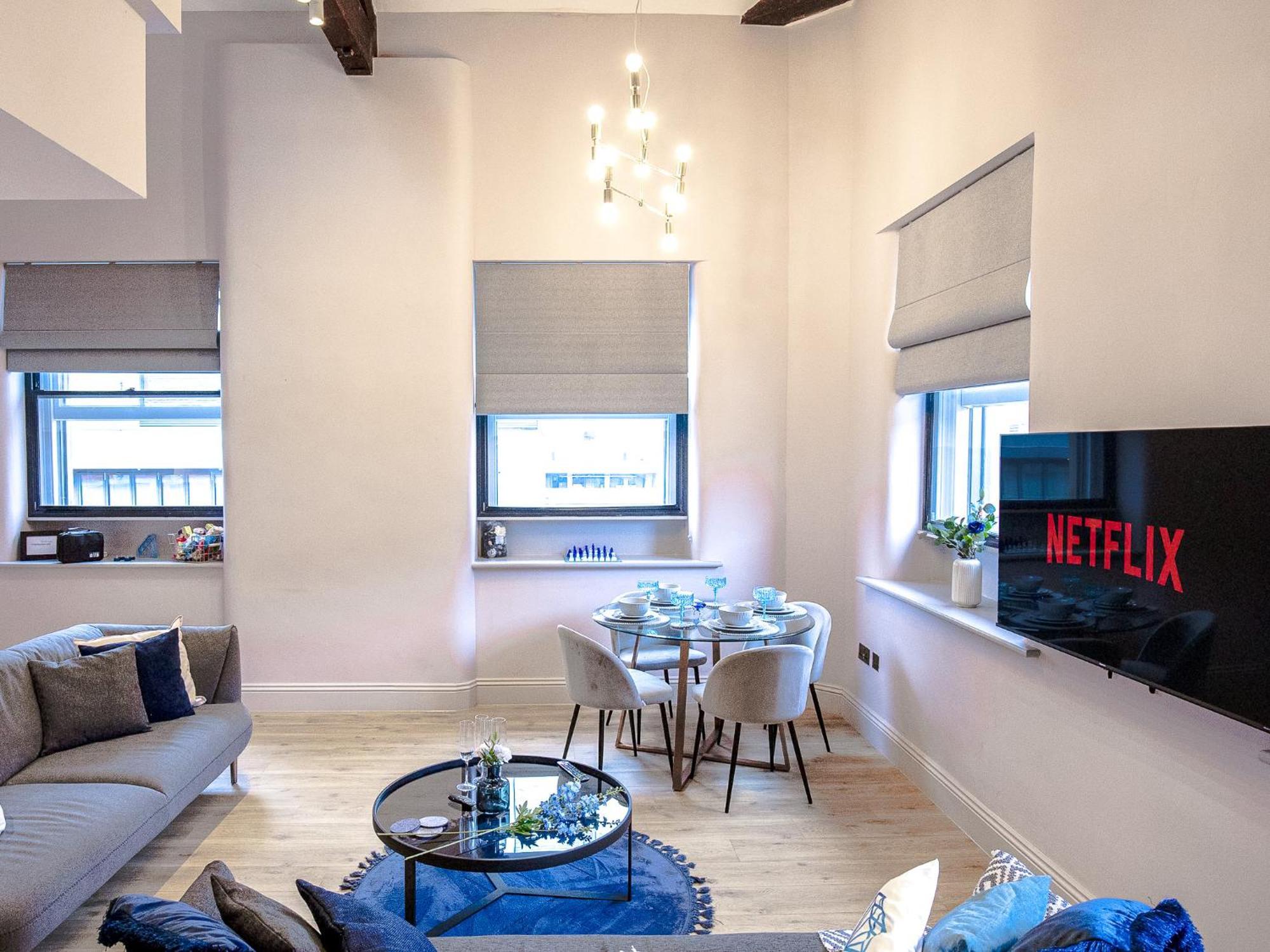 Appartement M1 Centre 3 Bed 3 Bath Luxe Penthouse Manchester