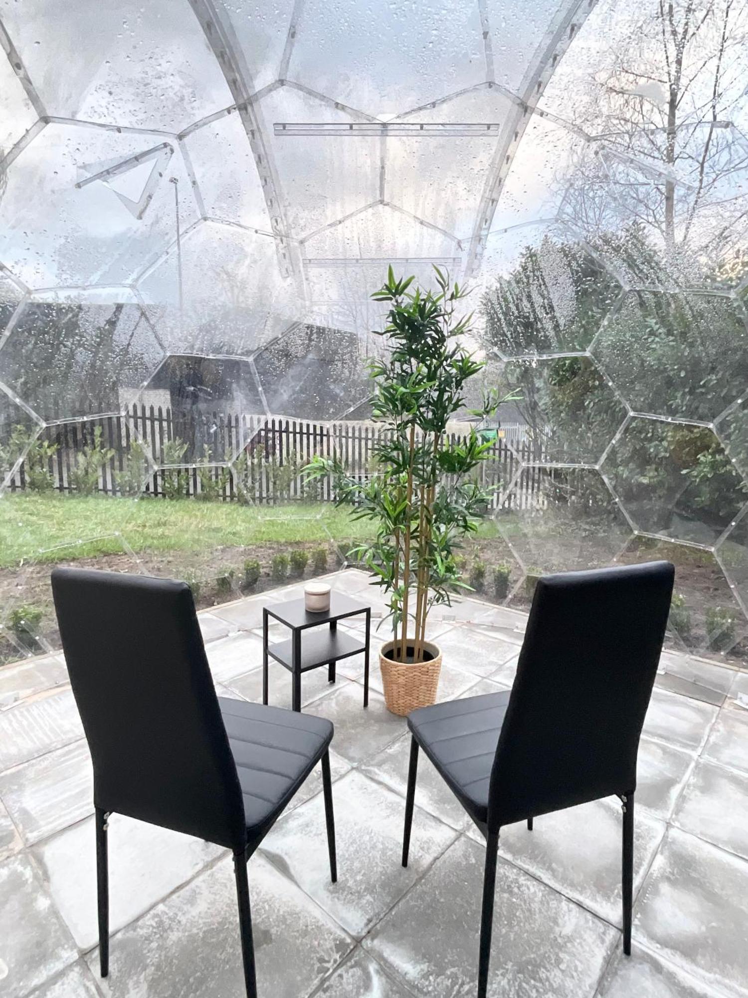 Private Garden With Geodome Manchester