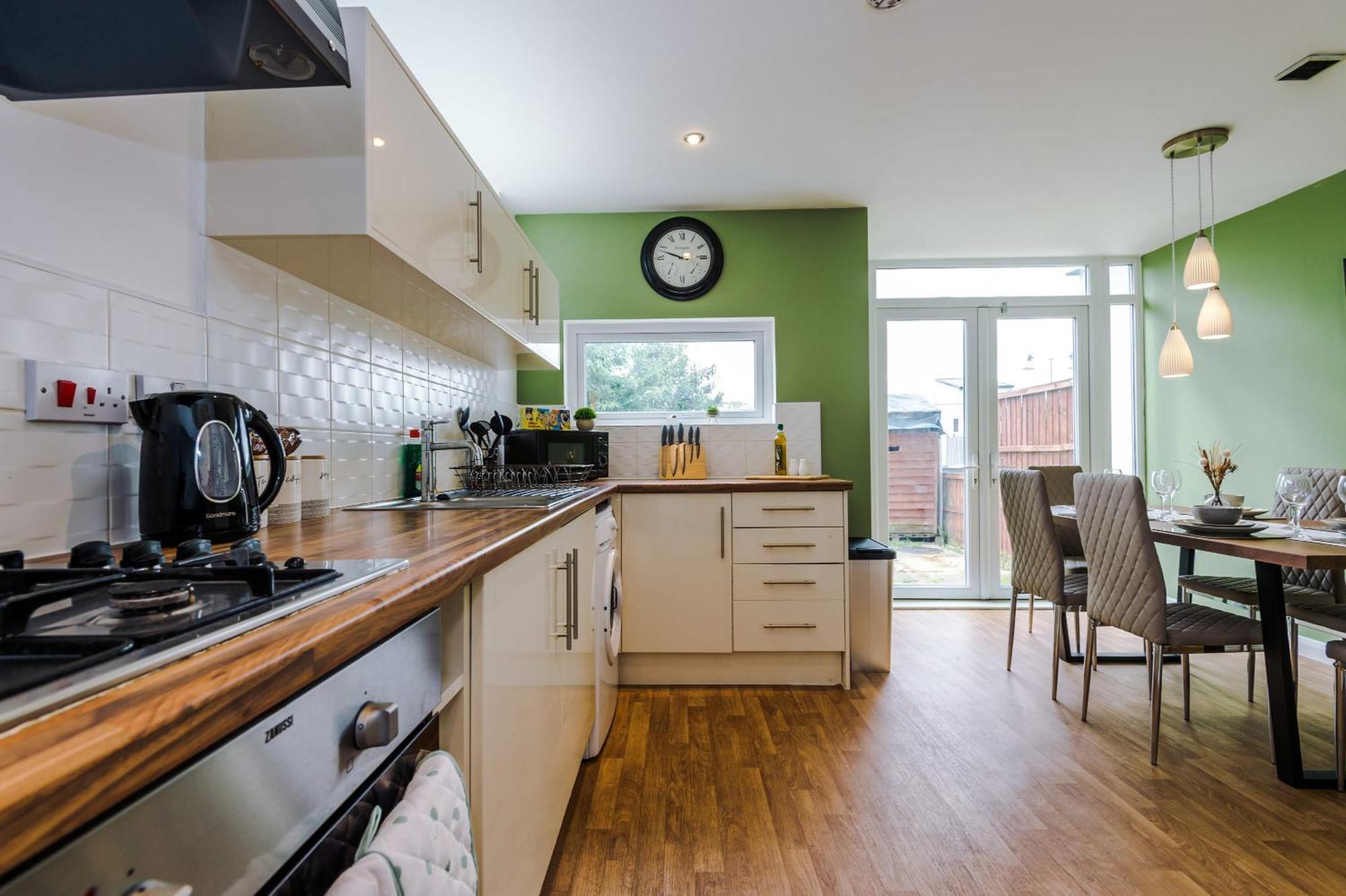 Vakantiehuis Townhouse 5mins To Centre And Etihad - Free Secure Parking Manchester