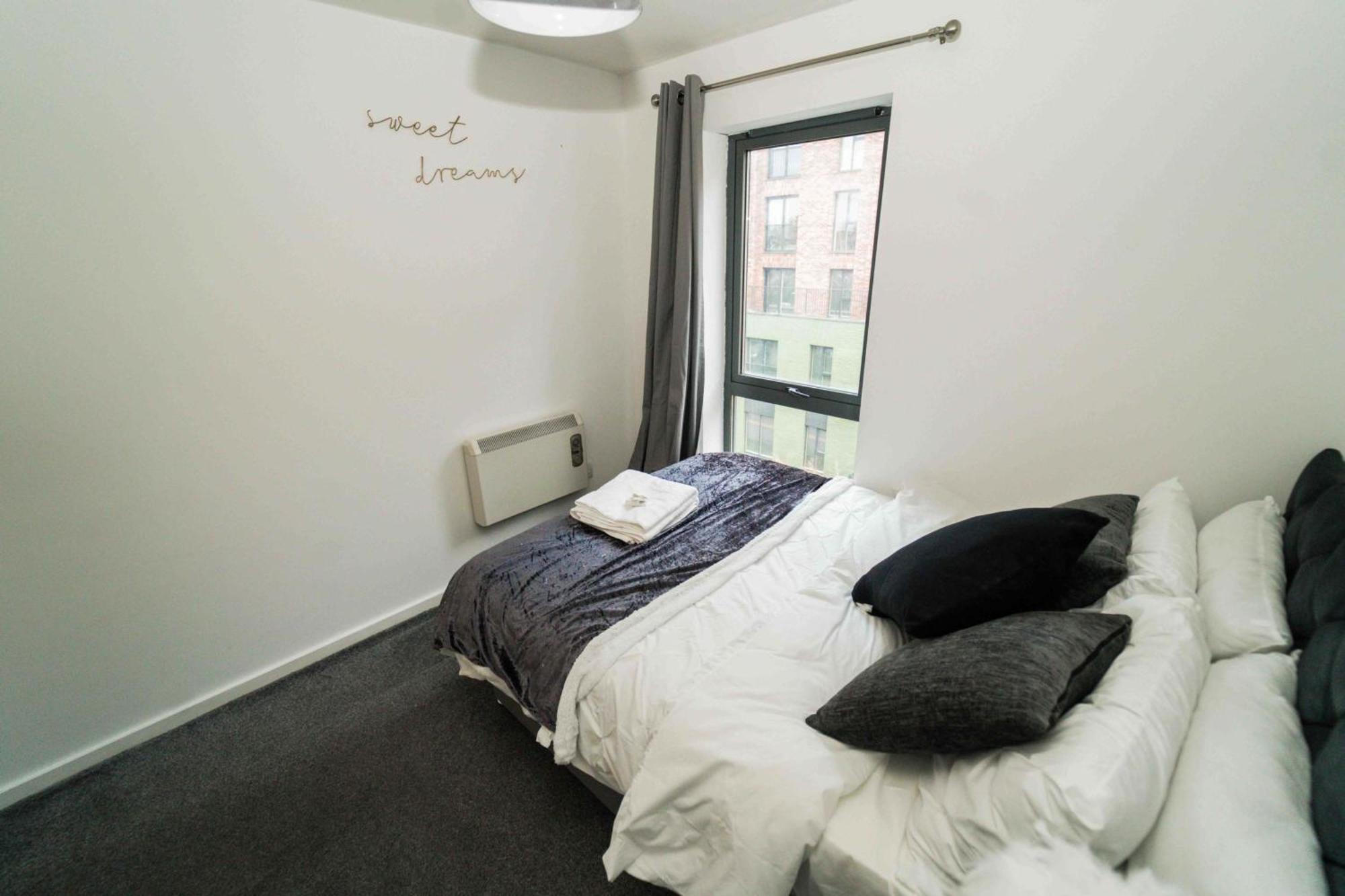 Apartment 2br-sleeps5-cityview-freeparking-citycentre Manchester