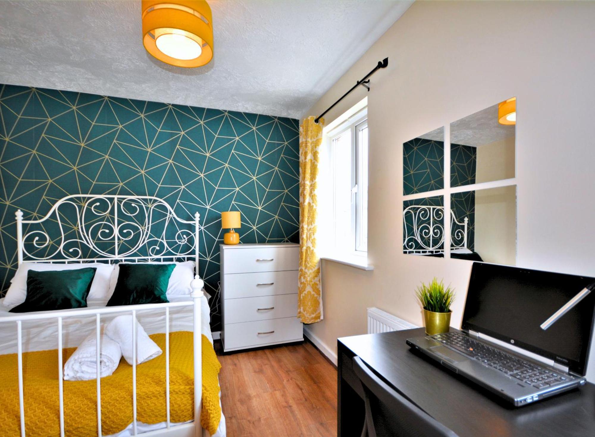 Vakantiehuis Townhouse By Bevolve - 4 Bedrooms - Free Parking Manchester