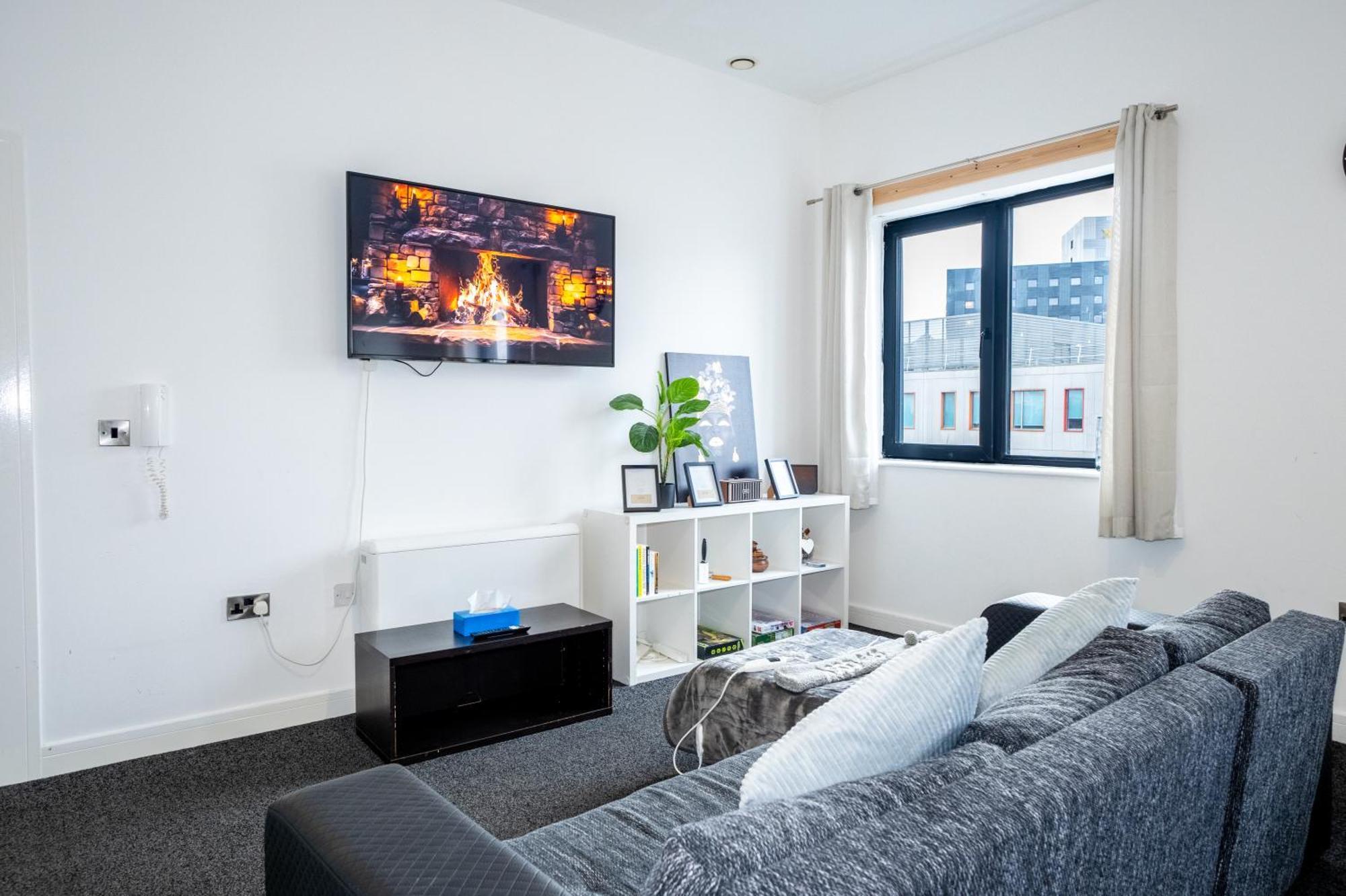 Appartement Quay House - Salford - 2bdr Sleeps 7, Spacious & Quiet - Free Parking - Close To Centre, United & The Lowry *