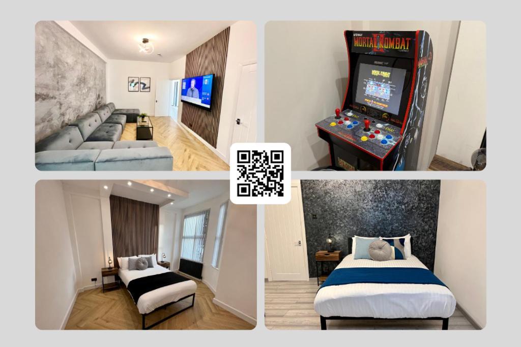 Modern Centre Townhouse Sleeps 10 & Parking * Manchester